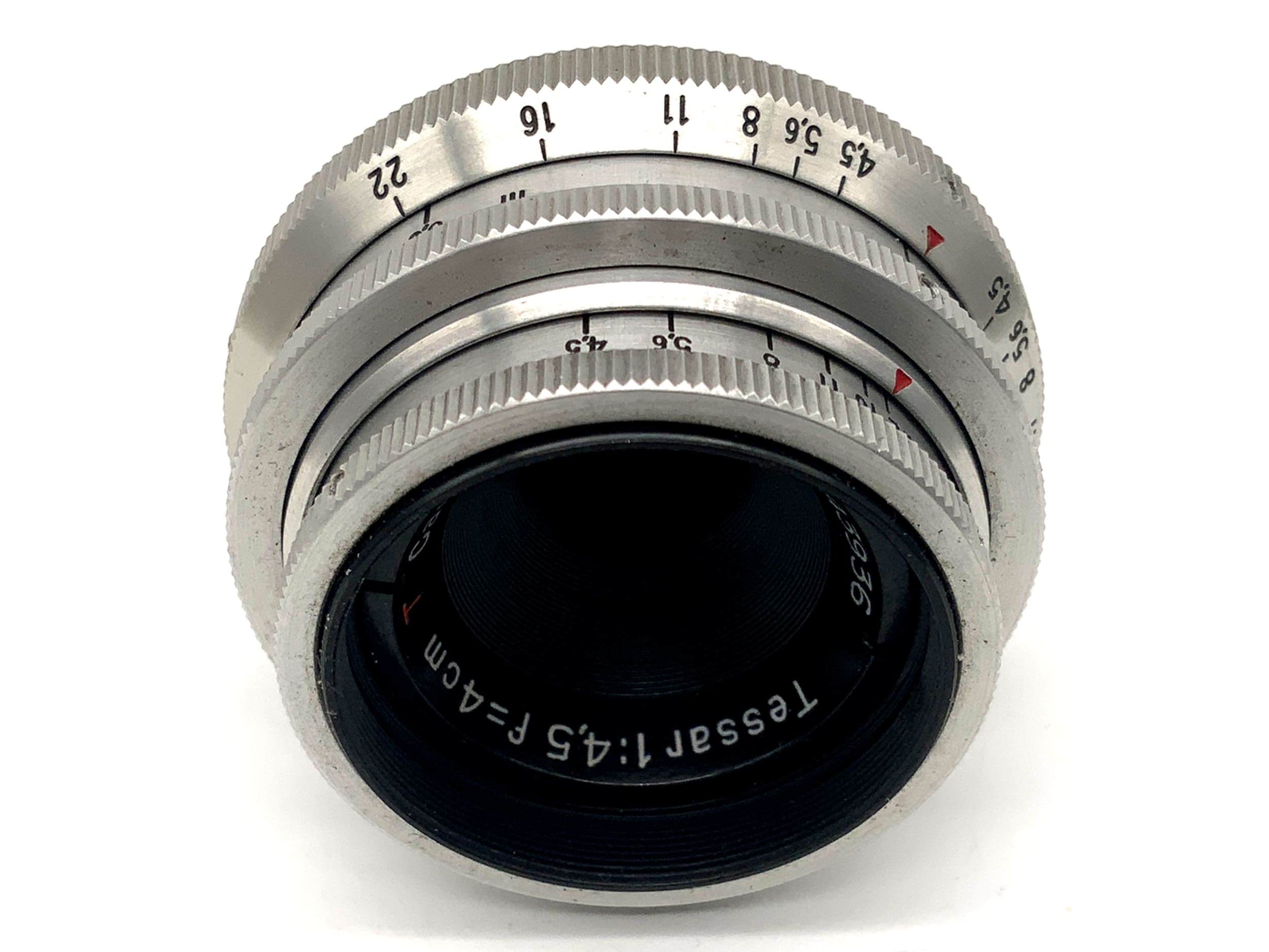 Carl Zeiss Tessar 4cm 1:4.5 Objektiv Festbrennweite (Exa)
