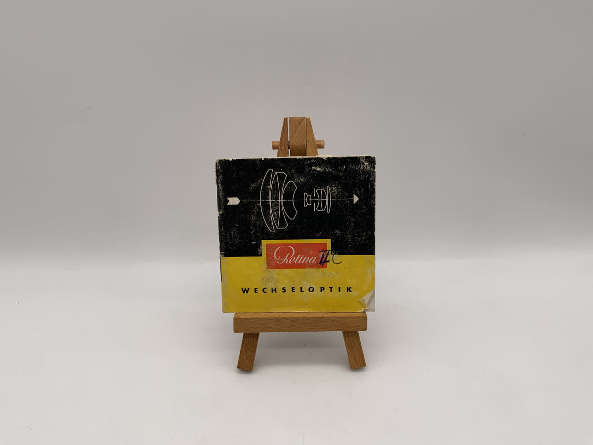 Manuel d'utilisation des objectifs interchangeables Kodak Retina (allemand)