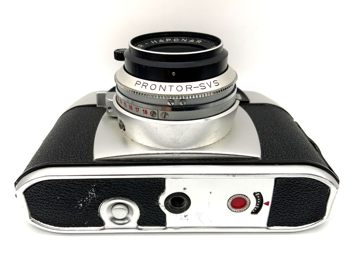 Hapo Haponette EB viewfinder camera with Color-Haponar 1:2.8/45mm Prontor-SVS