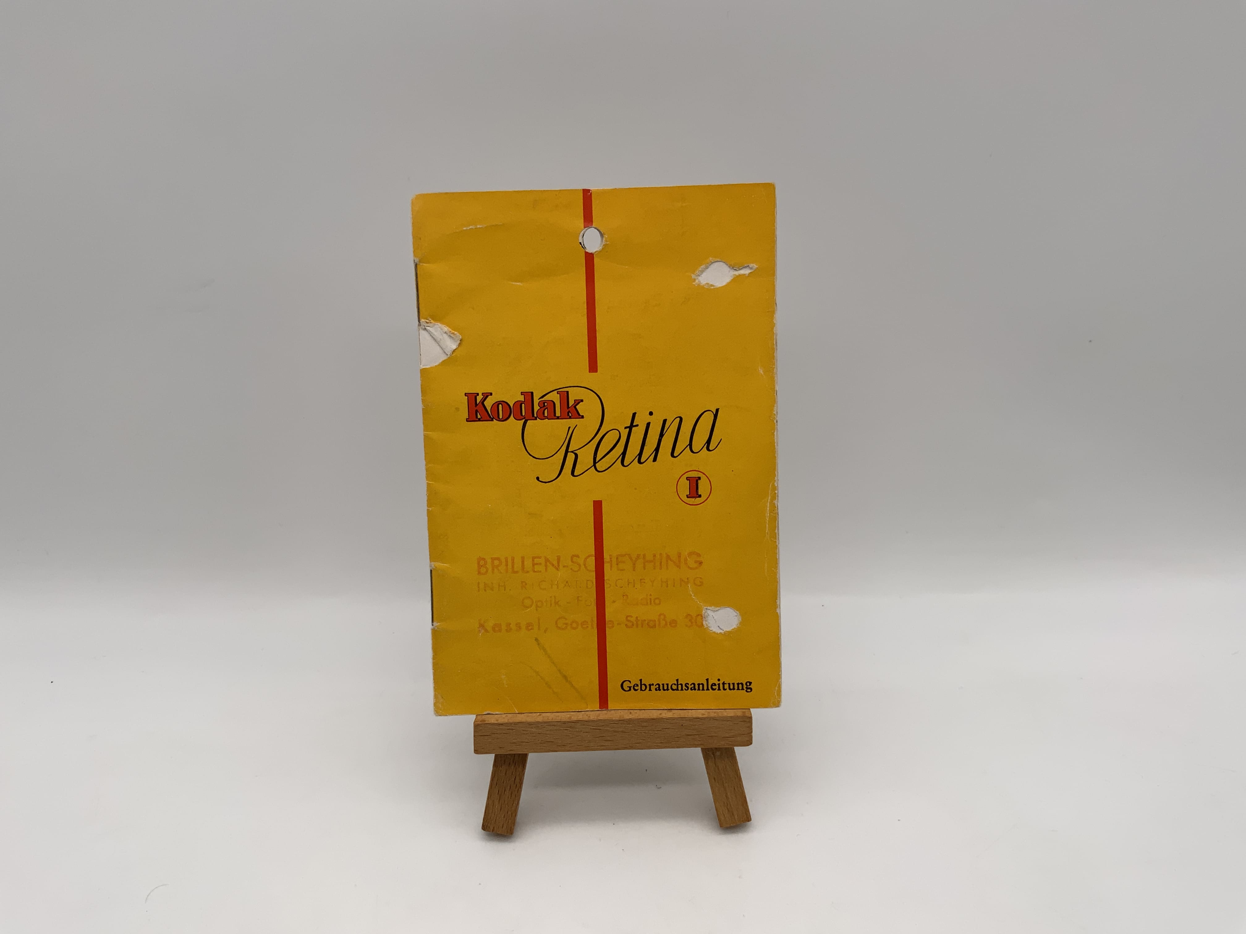 Kodak Retina I Gebrauchsanweisung Bedienungsanleitung Deutsch