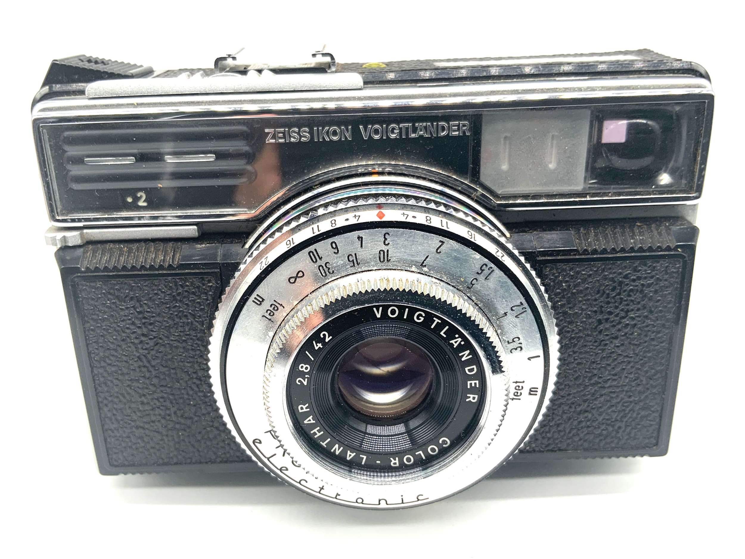 Zeiss Ikon Voigtländer Vitessa 500 AE Color-Lanthar 42mm 1:2.8 Prontor 500