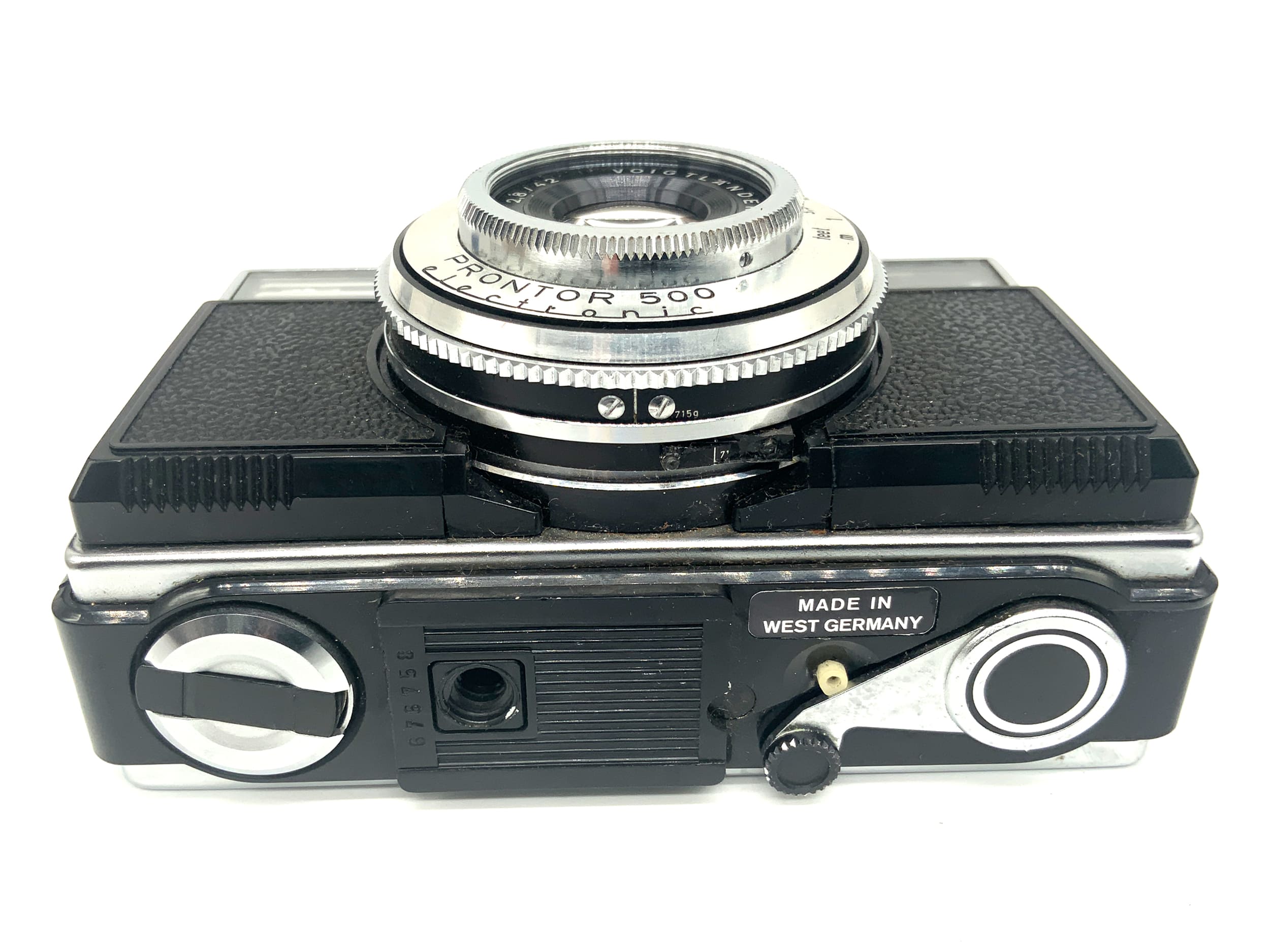 Zeiss Ikon Voigtländer Vitessa 500 AE Color-Lanthar 42mm 1:2.8 Prontor 500
