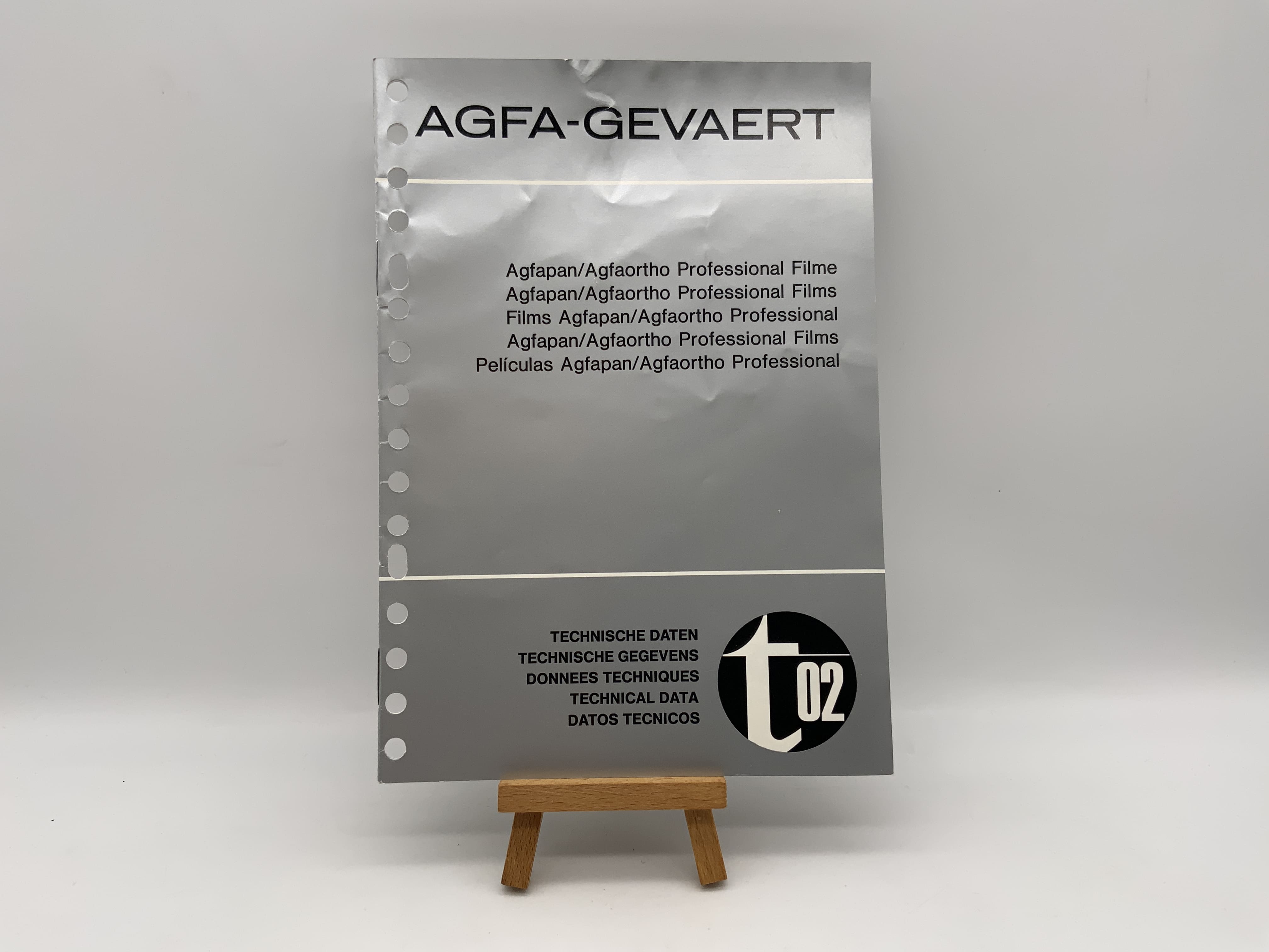 Agfa Agfapan / Agfaortho Professional Filme technische Daten Prospekt Deutsch