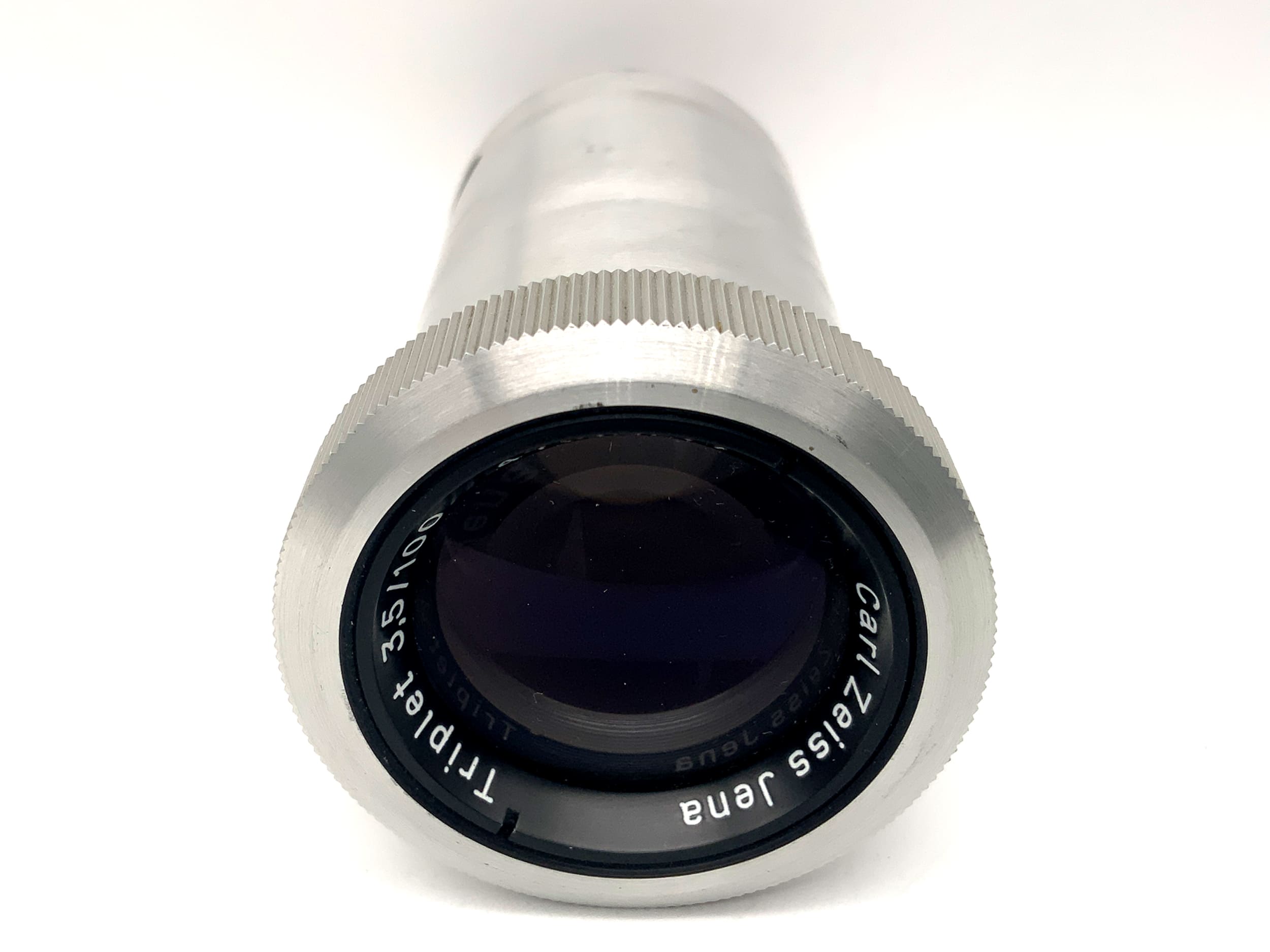 Carl Zeiss Jena Triplet 100mm 1:3.5 Objektiv Festbrennweite (Schneckengewinde)