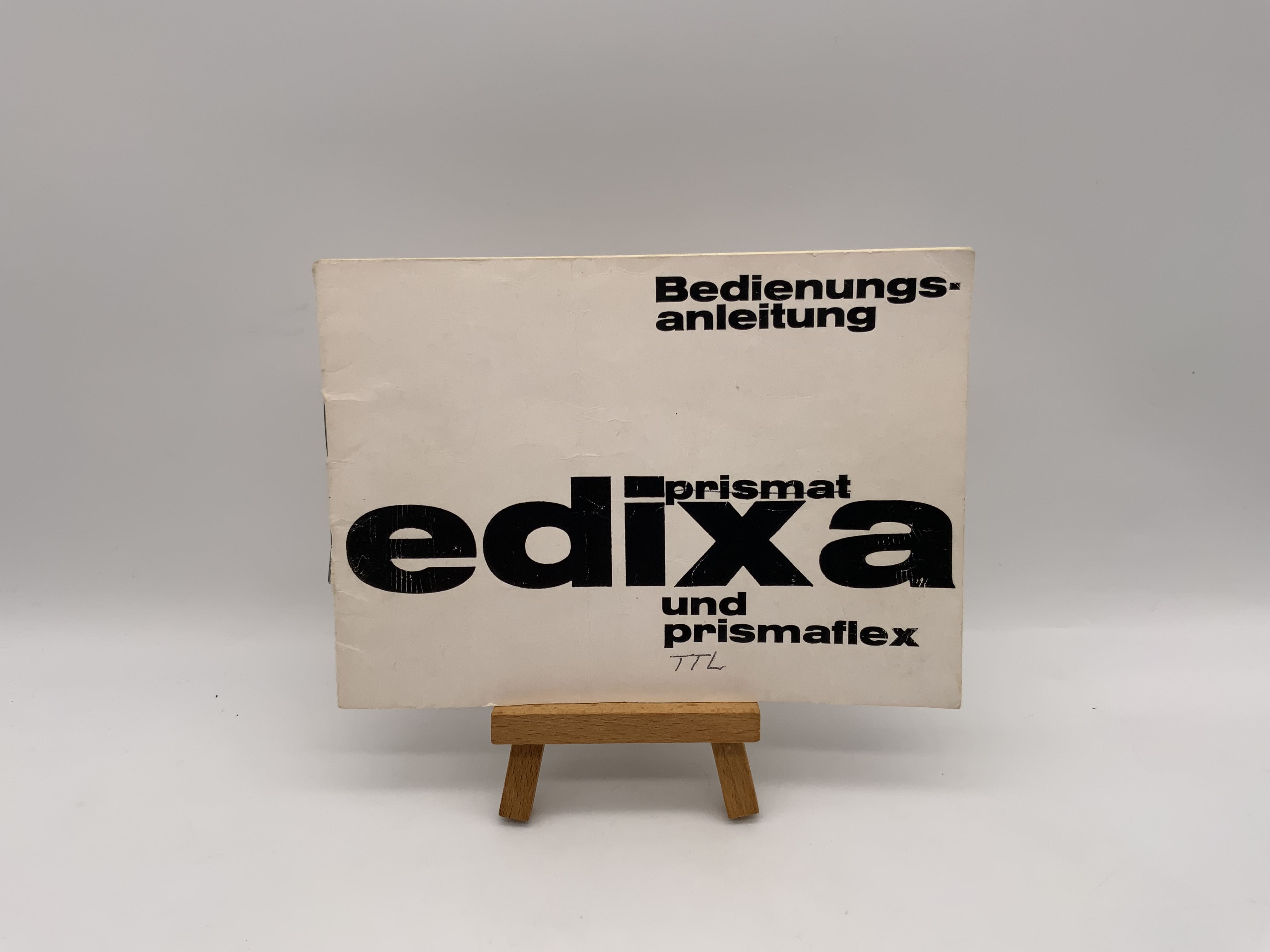 Edixa Prismat und Prismaflex Gebrauchsanweisung Bedienungsanleitung Deutsch