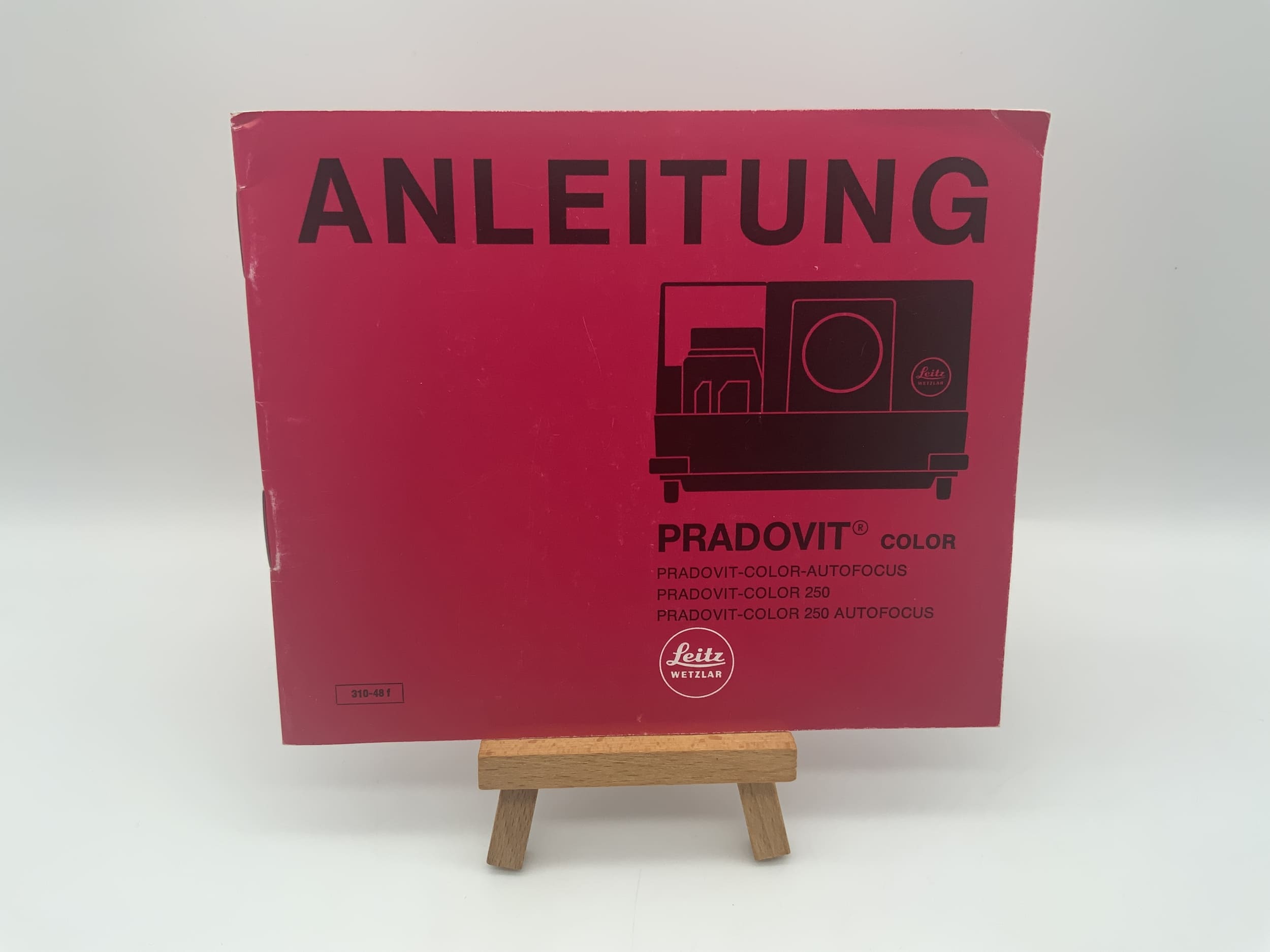 Leitz Wetzlar Pradovit color Bedienungsanleitung Deutsch Gebrauchsanweisung