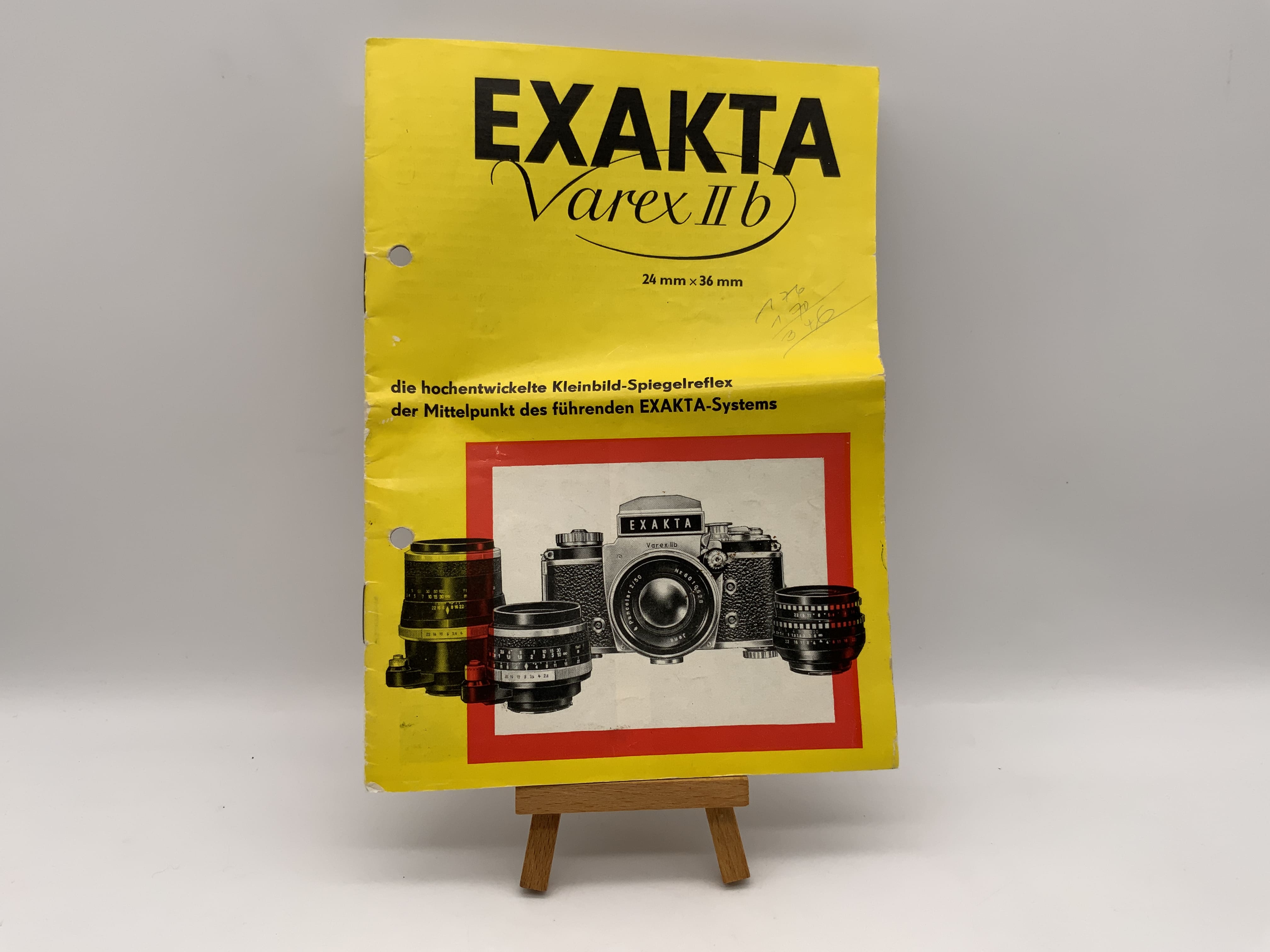 Exakta Varex IIb 24x36mm Prospekt Deutsch