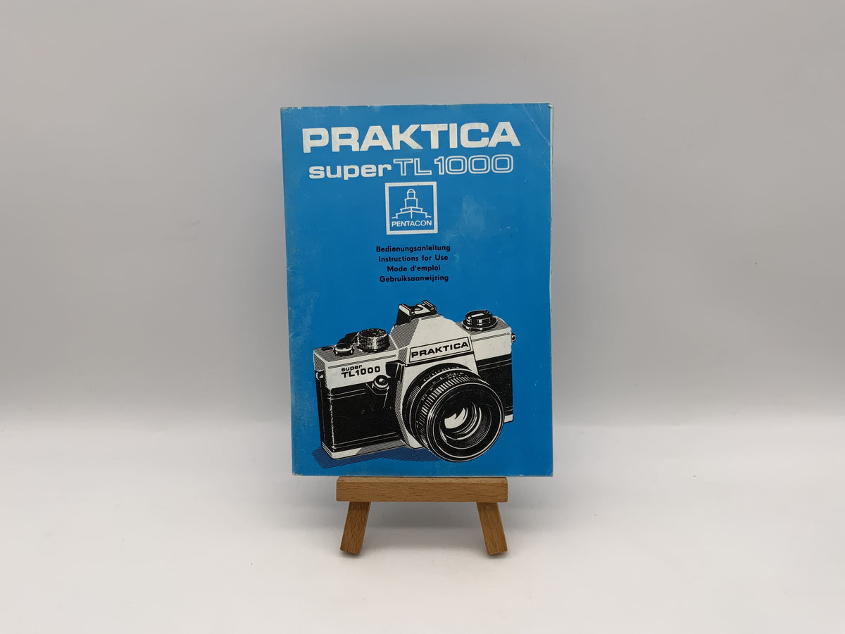 Manuel d'utilisation Praktica super TL 1000 - Instructions d'utilisation (allemand)
