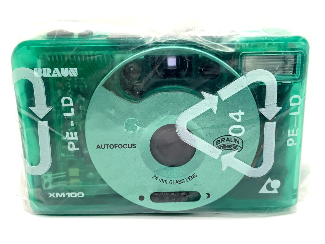 Braun Nürnberg XM 100 Point&Shoot mit 24mm Glass Lens Set Analogkamera