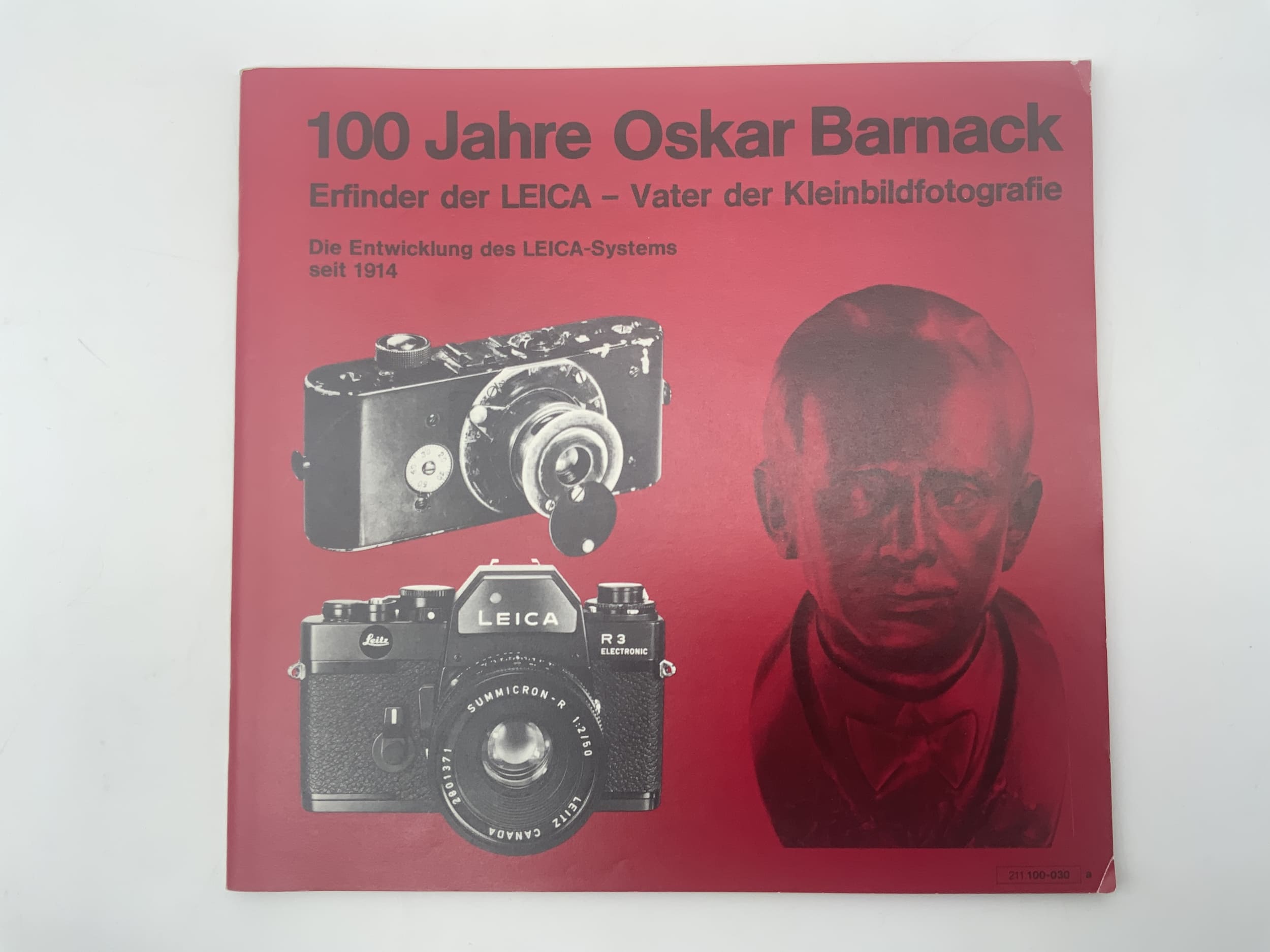 Leica 100 Jahre Oskar Barnack Erfinder der Leica Broschüre Deutsch