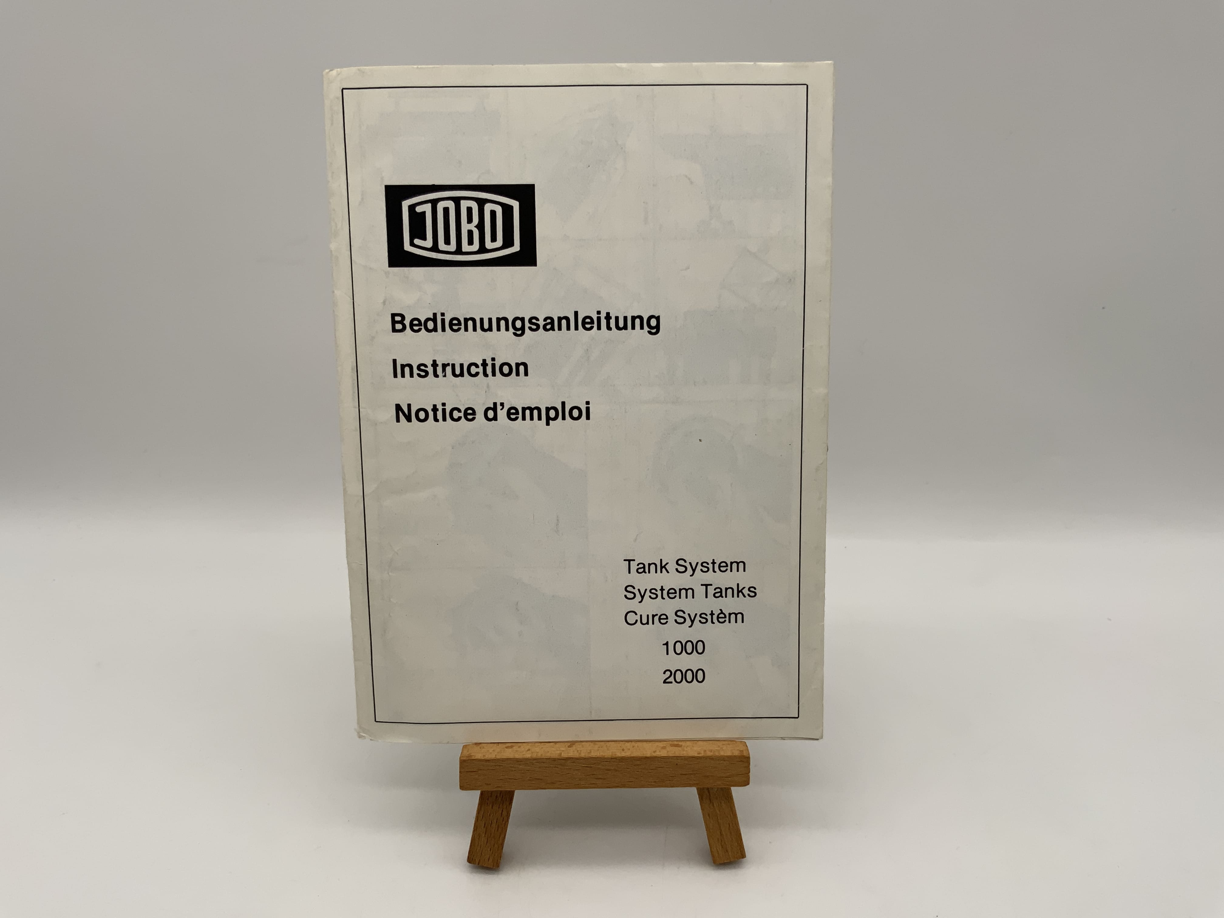 Système de réservoir Jobo 1000/2000 - Instructions d'utilisation (allemand)