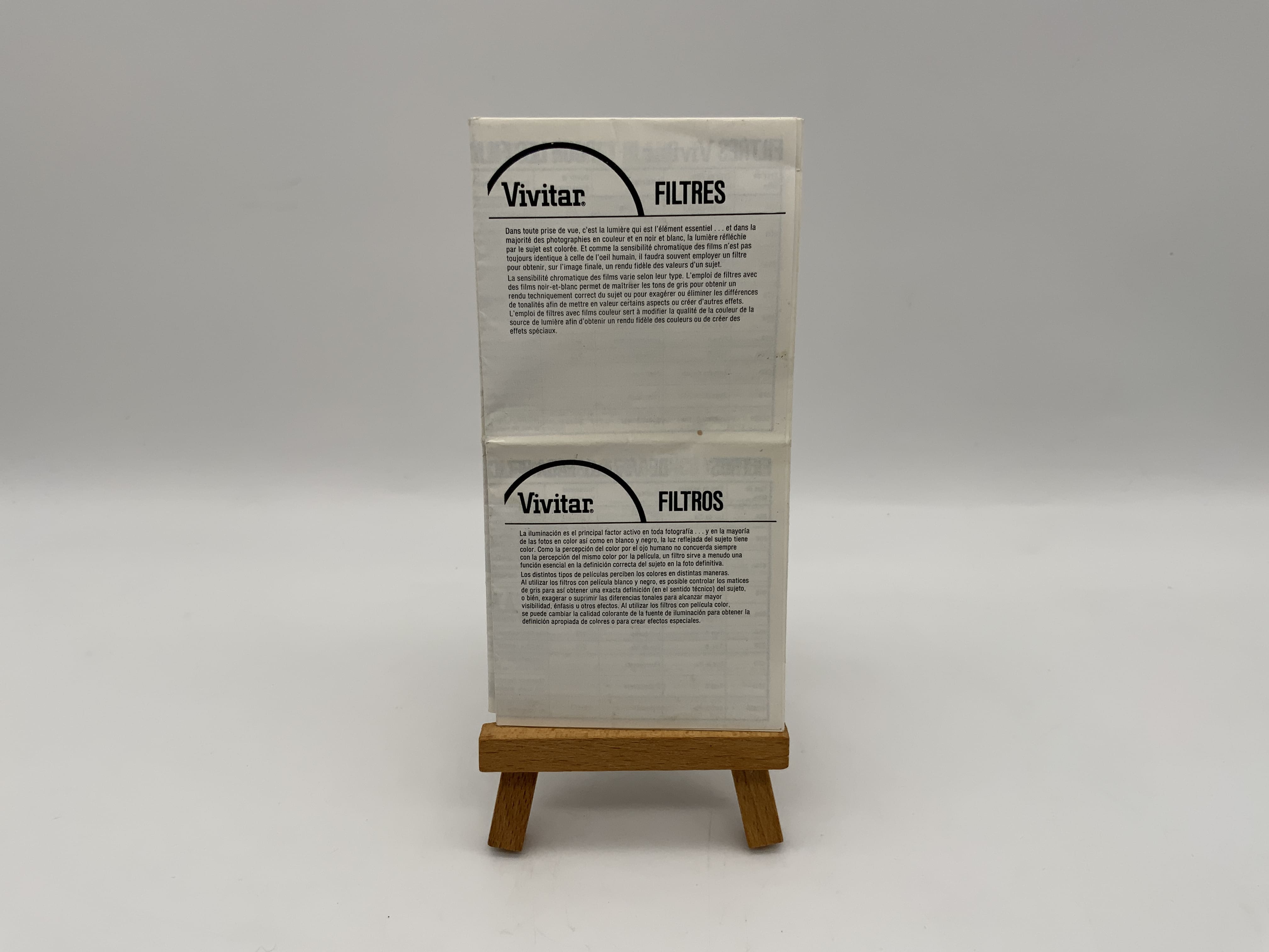 Vivitar Filter Gebrauchsanweisung Bedienungsanleitung Deutsch