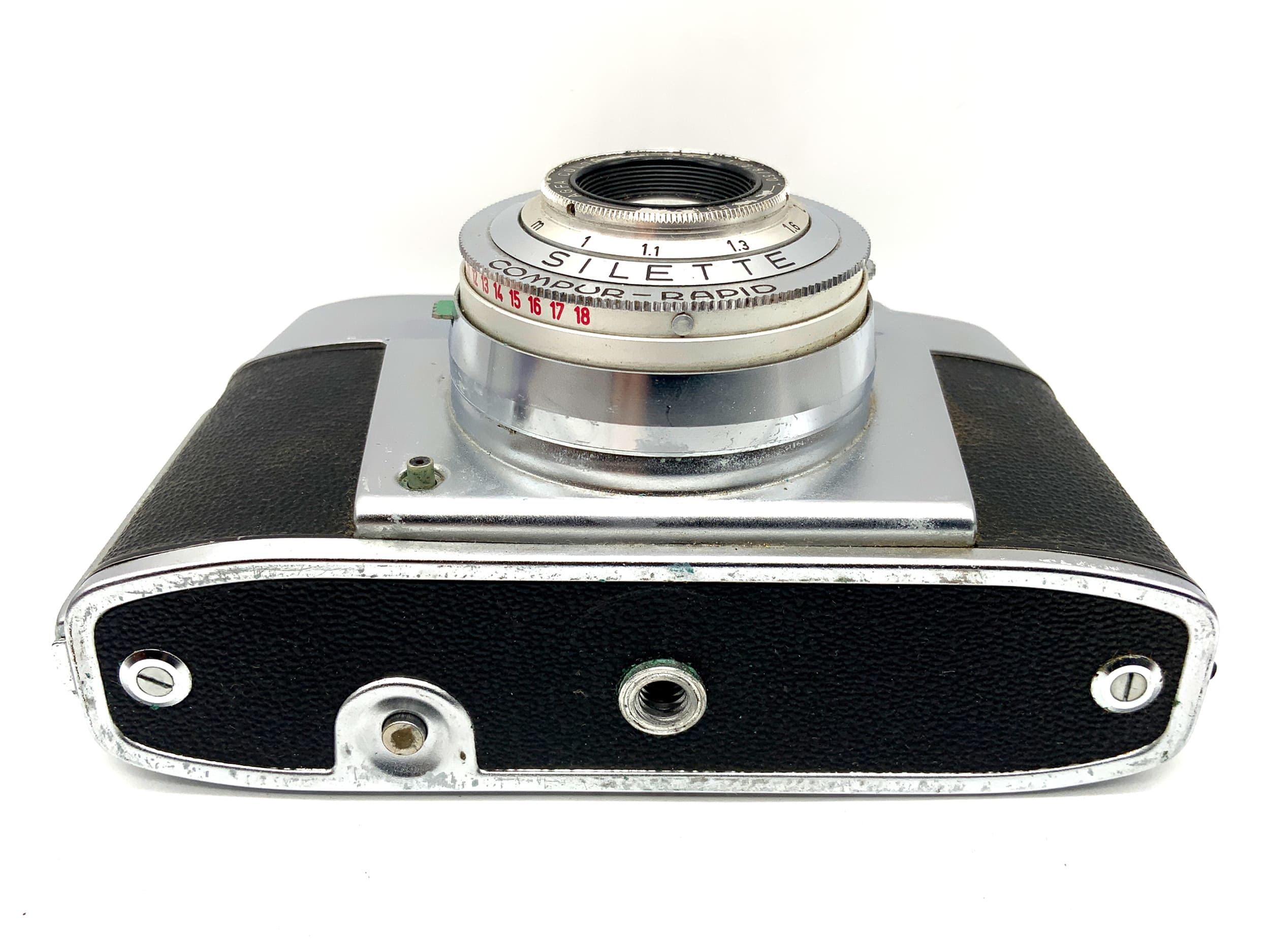 Agfa Silette Sucherkamera mit Color-Solinar 1:2.8/50 Compur-Rapid Analogkamera