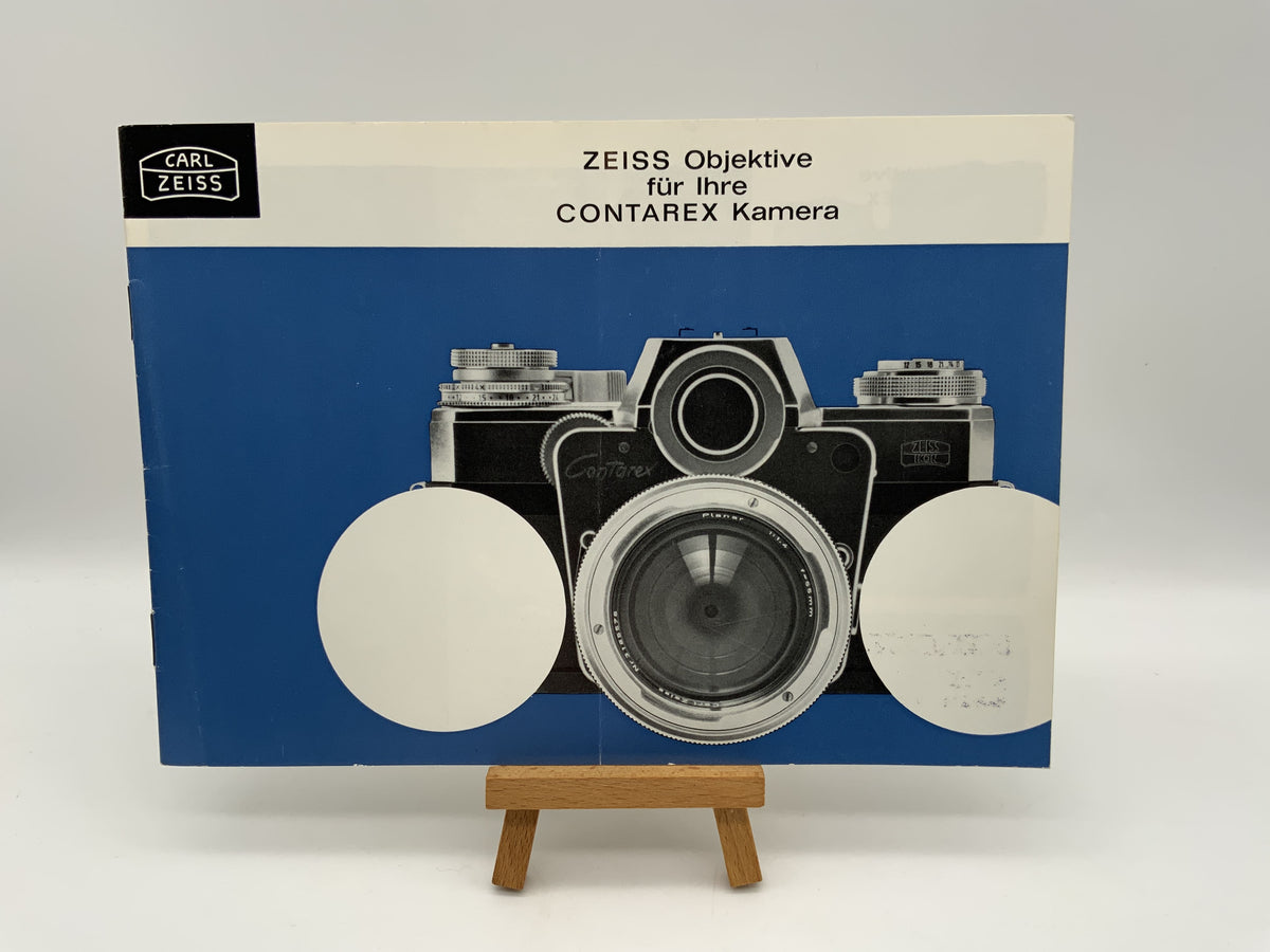 Objectifs Carl Zeiss pour votre appareil photo Contarex - brochure (allemand)