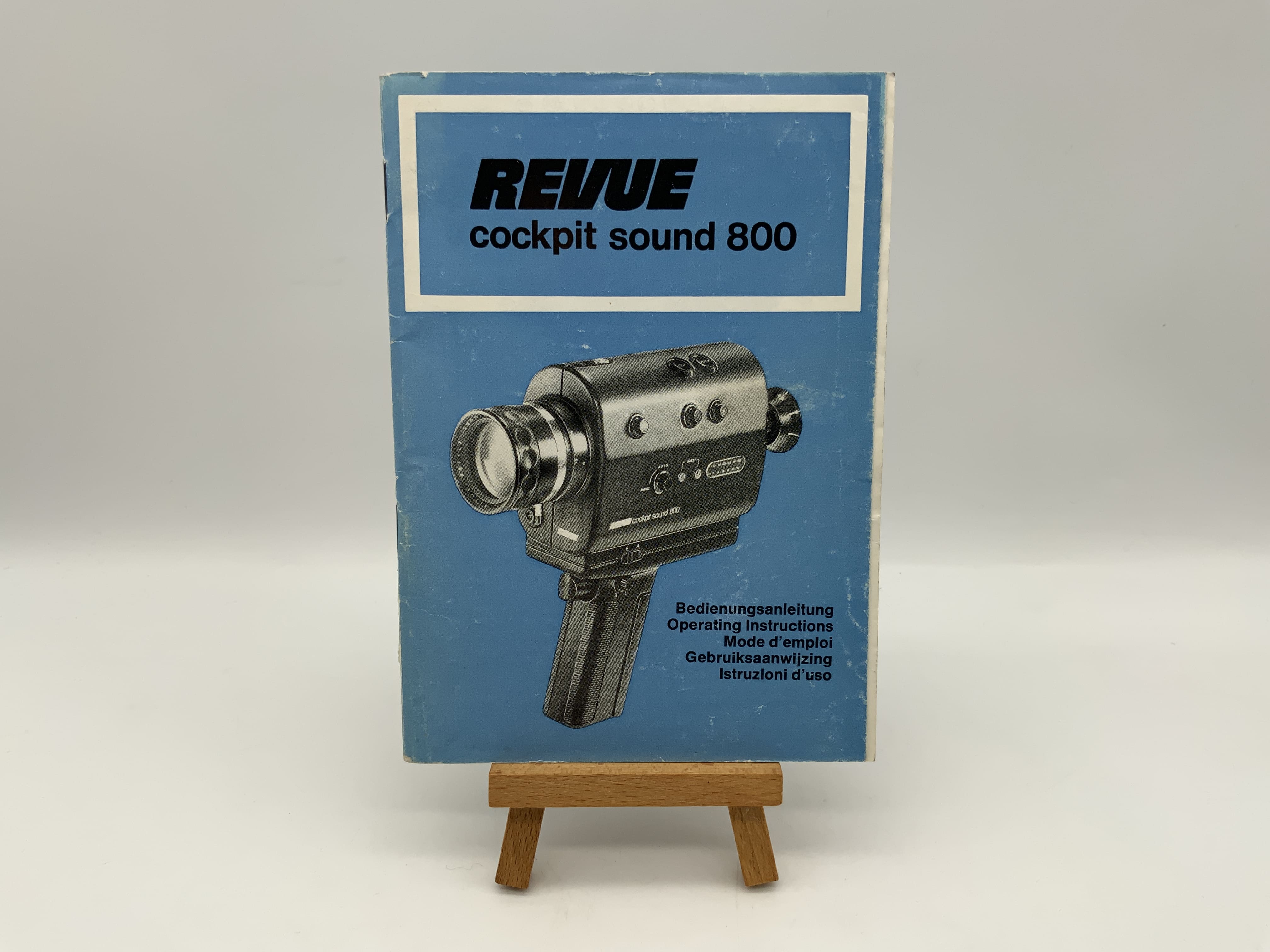 Manuel d'utilisation du Revue Cockpit Sound 800 (instructions d'utilisation en allemand)