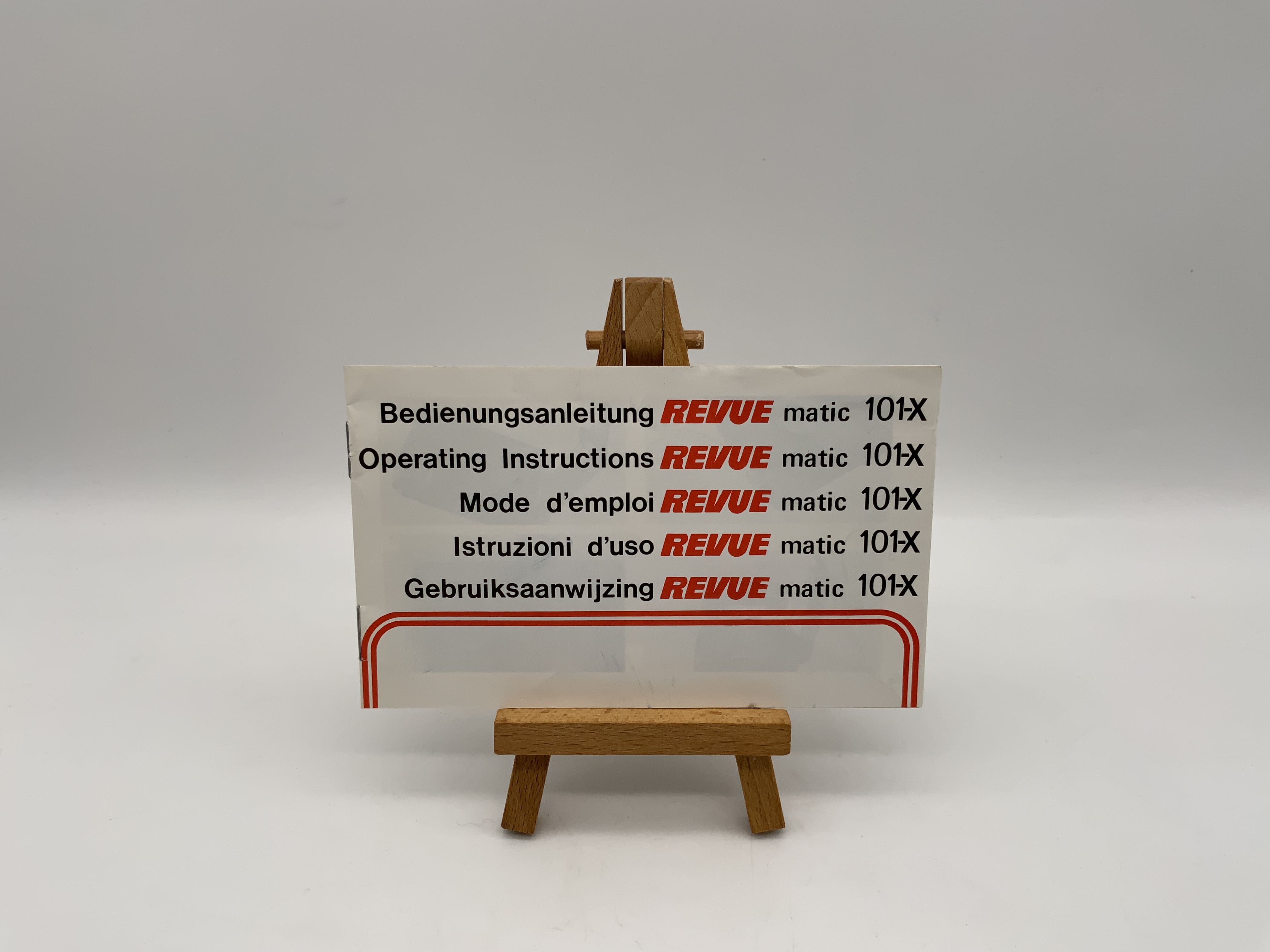 Revue matic 101-x Gebrauchsanweisung Bedienungsanleitung Deutsch