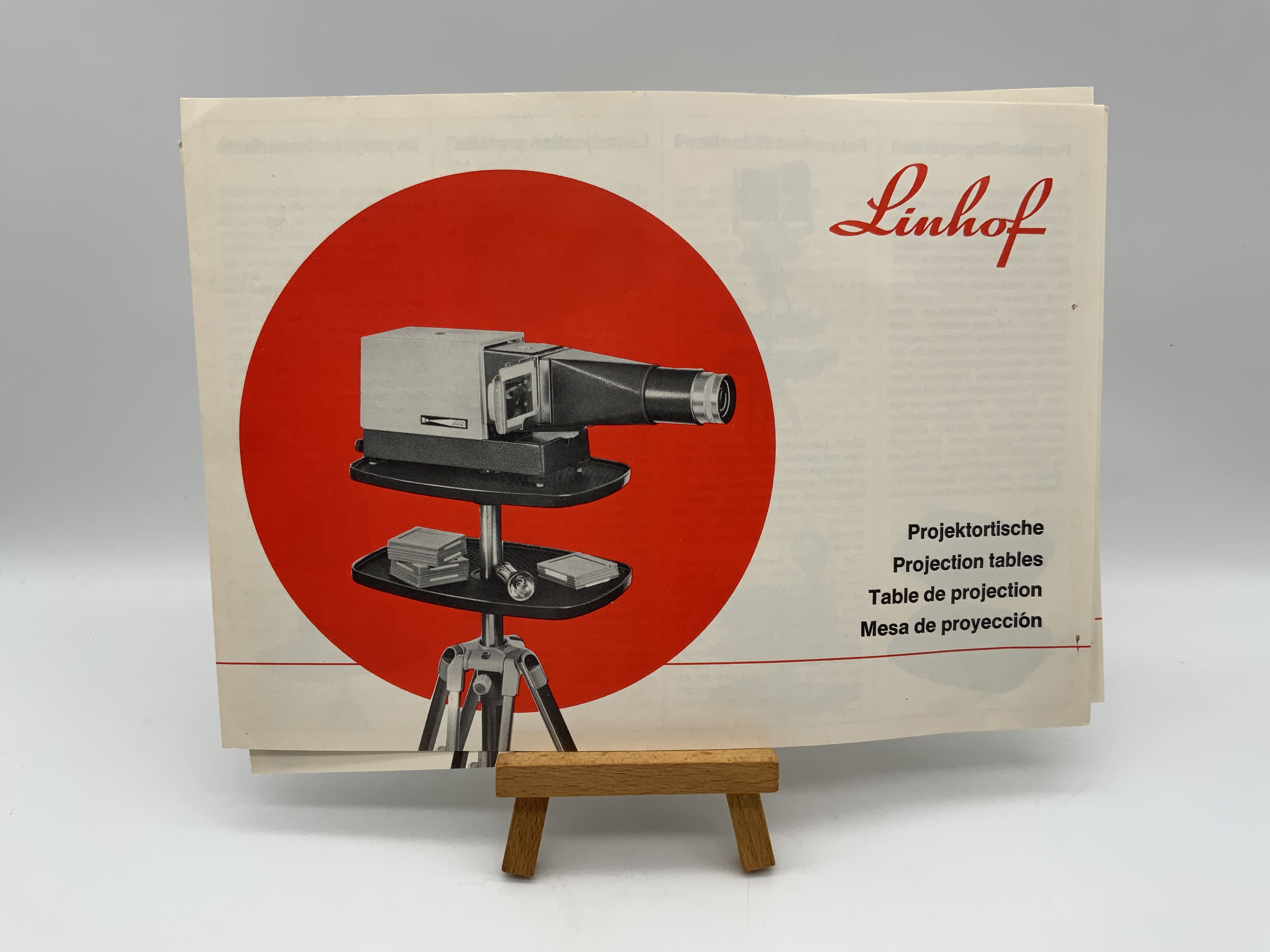 Manuel d'utilisation du projecteur Linhof - Instructions de fonctionnement (allemand)