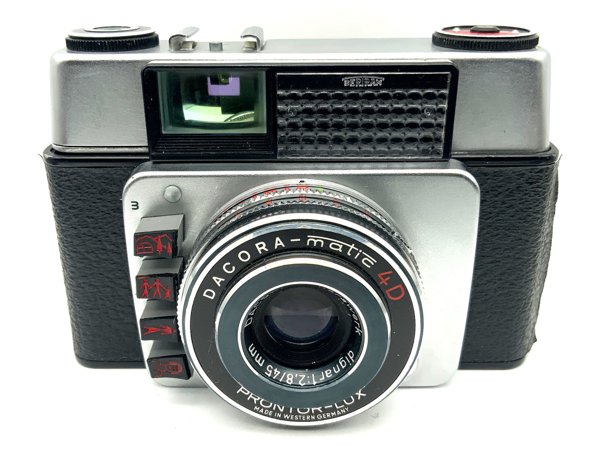 Dacora Matic 4D Sucherkamera mit dignar 1:2.8/45mm Prontor-Lux Analogkamera