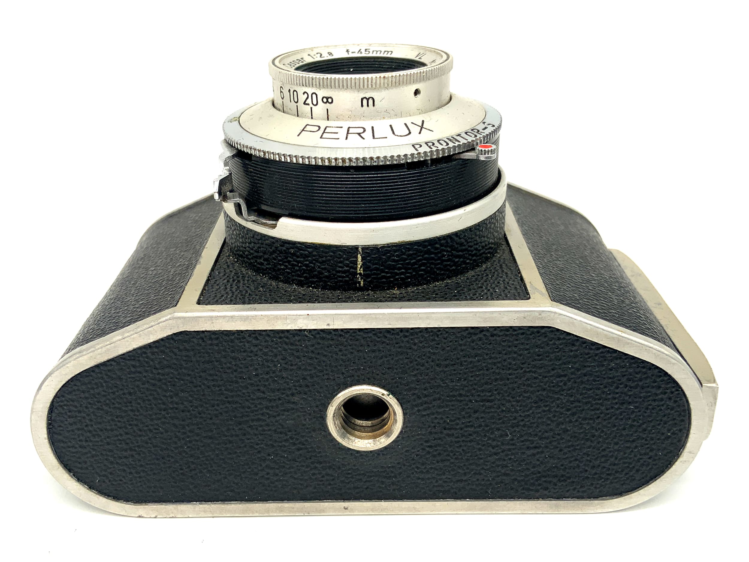 Neidig Perlux Sucherkamera Cassar 45mm 1:2.8 Prontor-S mit Tasche Analogkamera