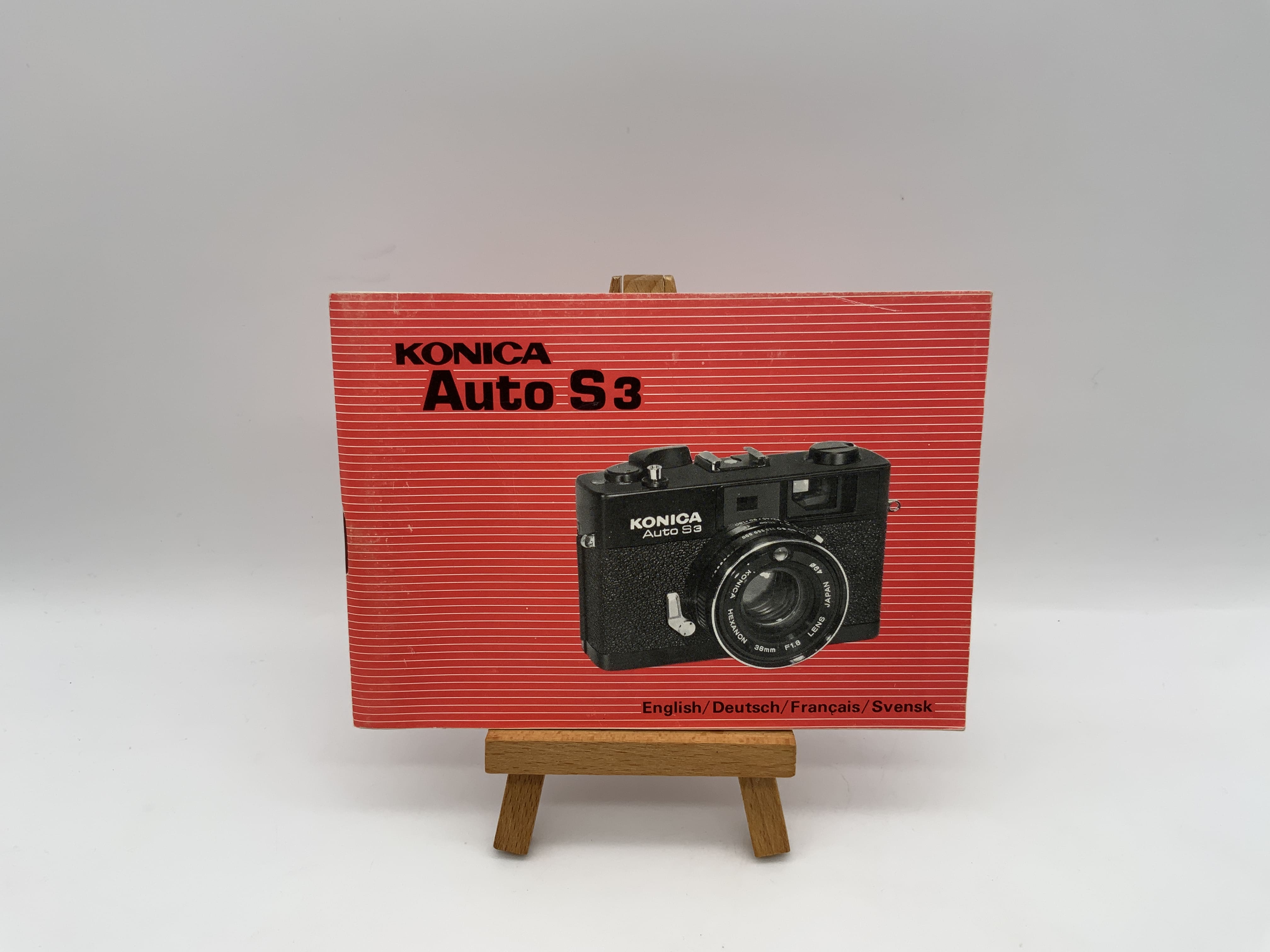 Konica Auto S3 Gebrauchsanweisung Bedienungsanleitung Deutsch