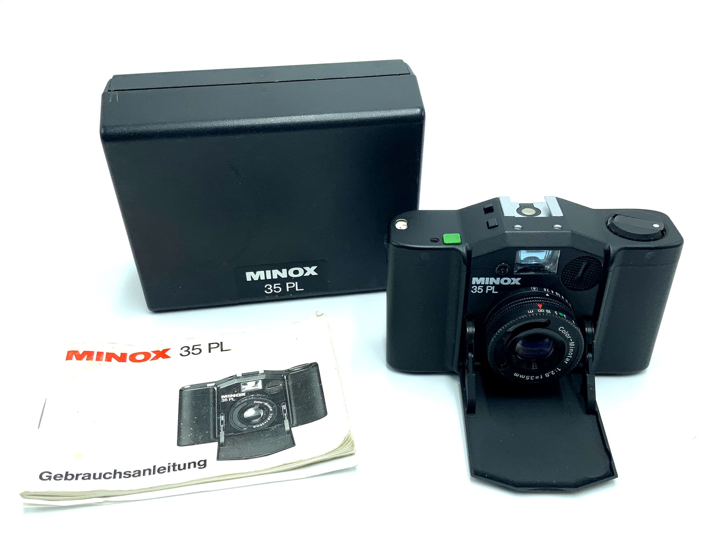 MINOX 35 PL Sucherkamera mit Color-Minotar 1:2.8/35mm in OVP Analogkamera
