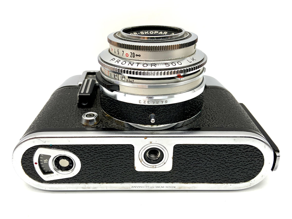 Voigtländer Vito CLR mit Color-Skopar 1:2.8/50 Prontor 500 LK !Beli defekt!