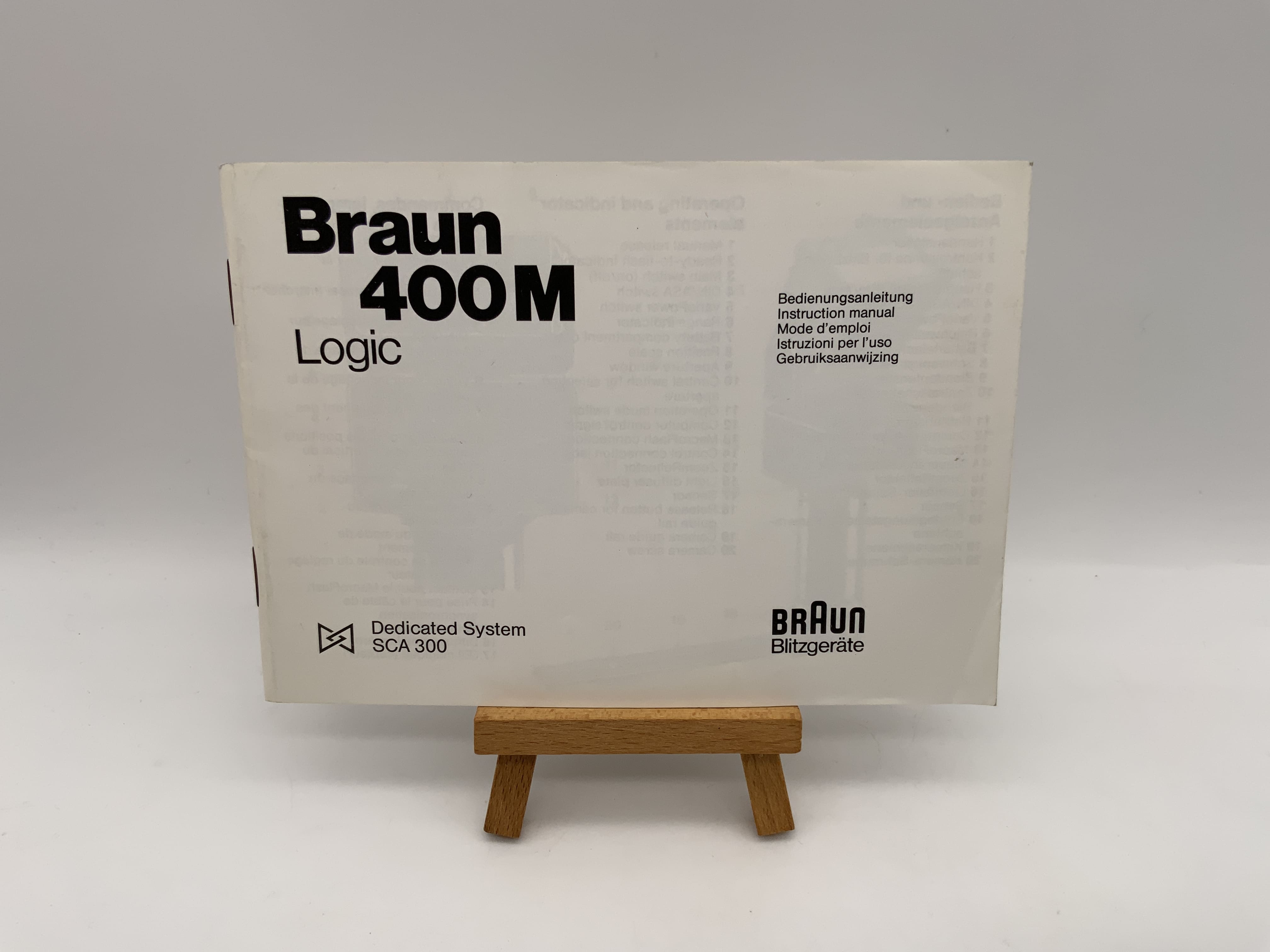 Braun 400 M Gebrauchsanweisung Bedienungsanleitung Deutsch