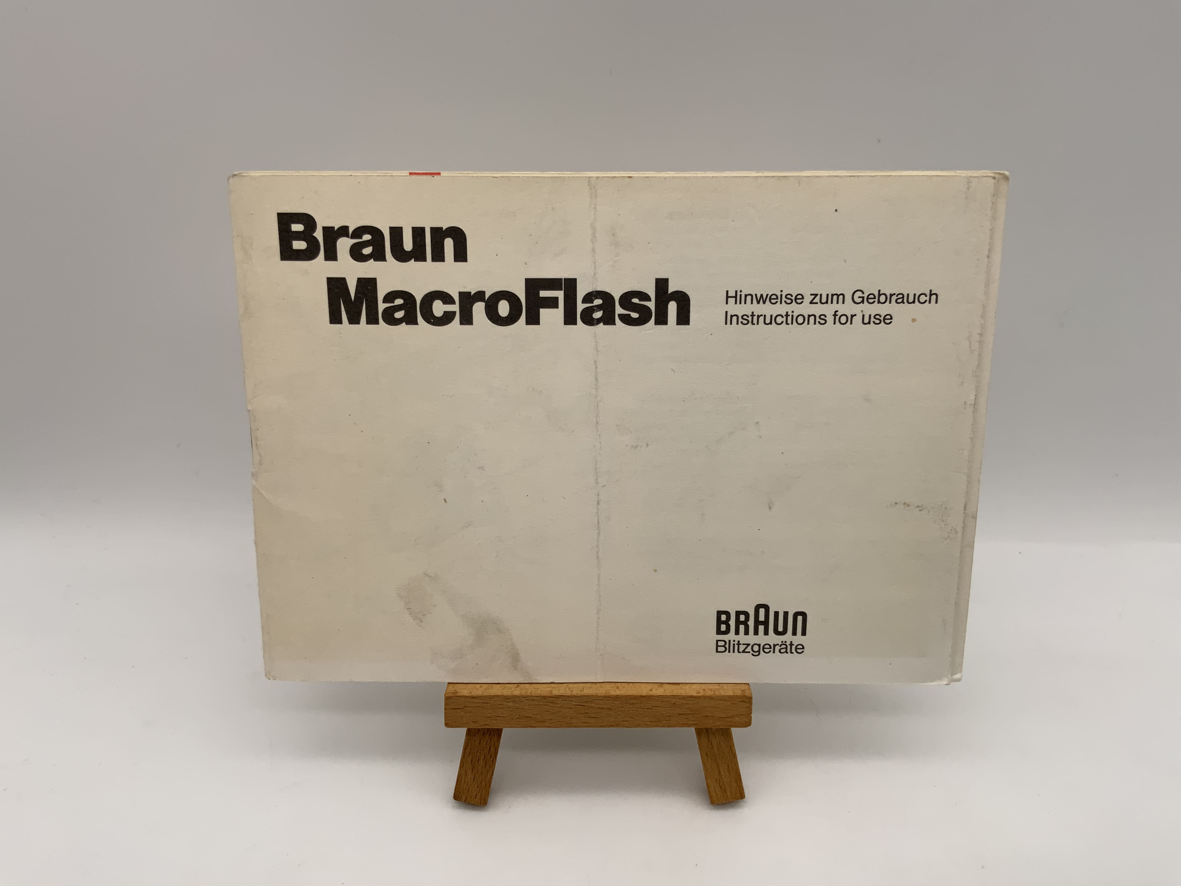 Braun Macro Flash Gebrauchsanweisung Bedienungsanleitung Deutsch