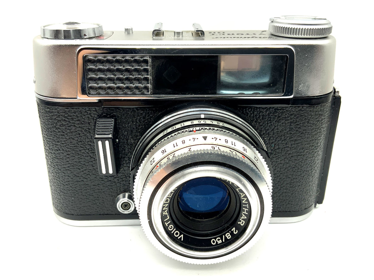 Voigtländer Vitoret DR avec Color-Lanthar 2.8/50 Prontor 300 ! Indicateur lumineux défectueux !