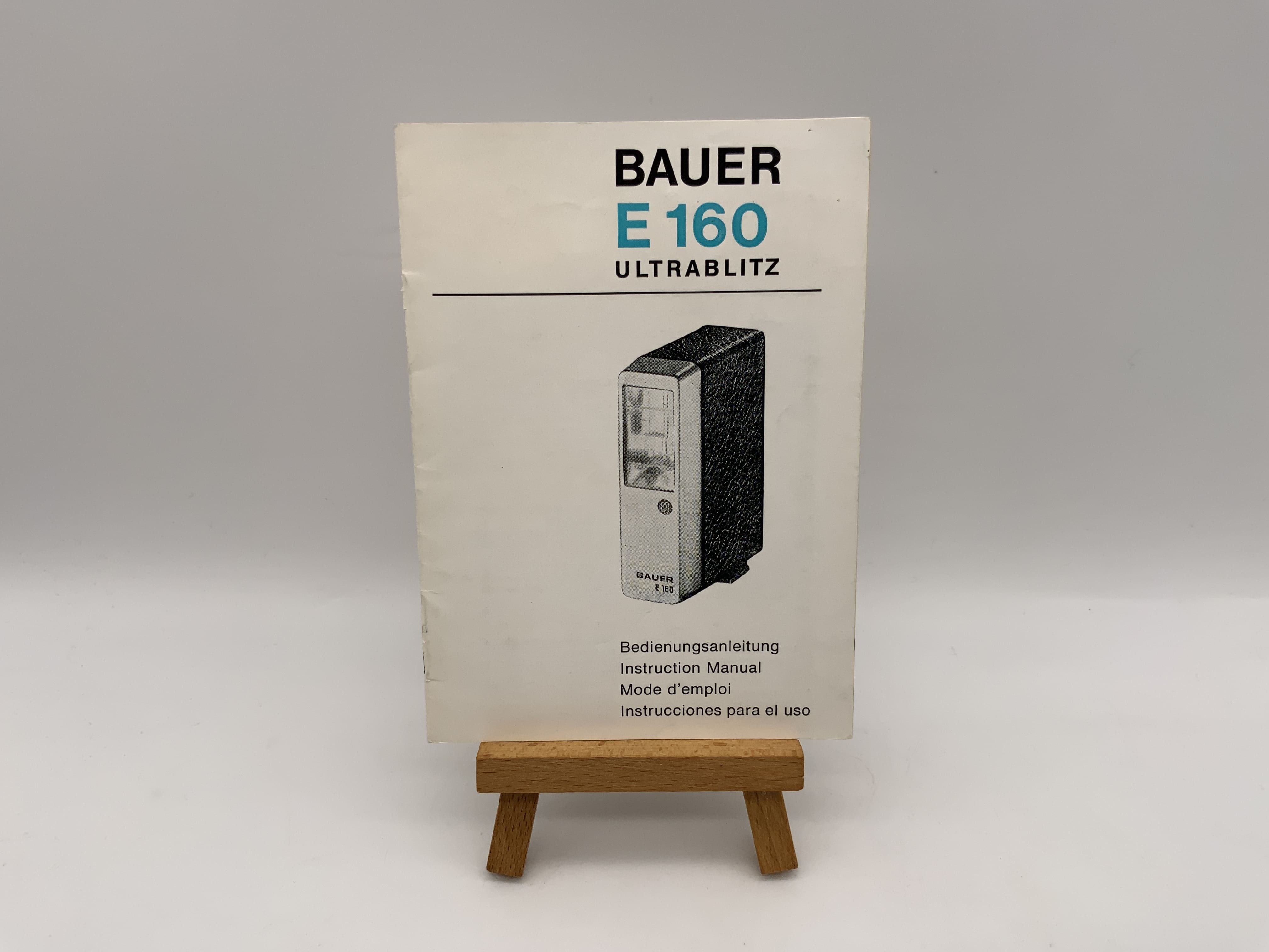 Bauer Ultrablitz E160 Bedienungsanleitung Deutsch