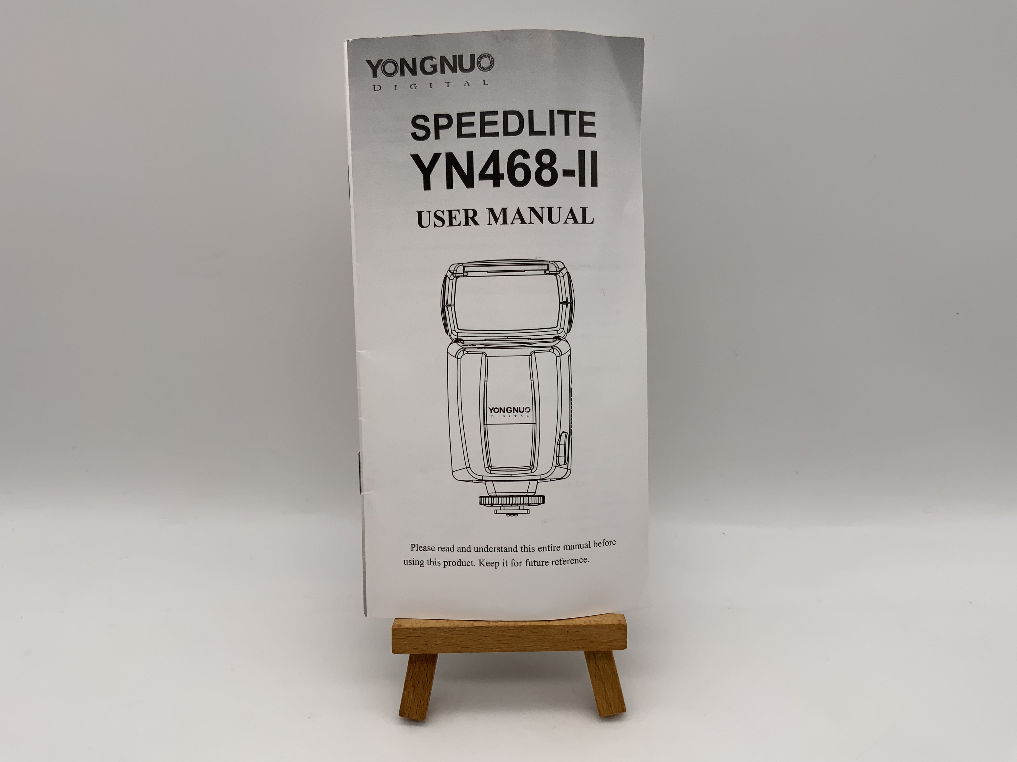 Yongnuo Speedlite YN-468-II Instruction Manual Bedienungsanleitung Englisch