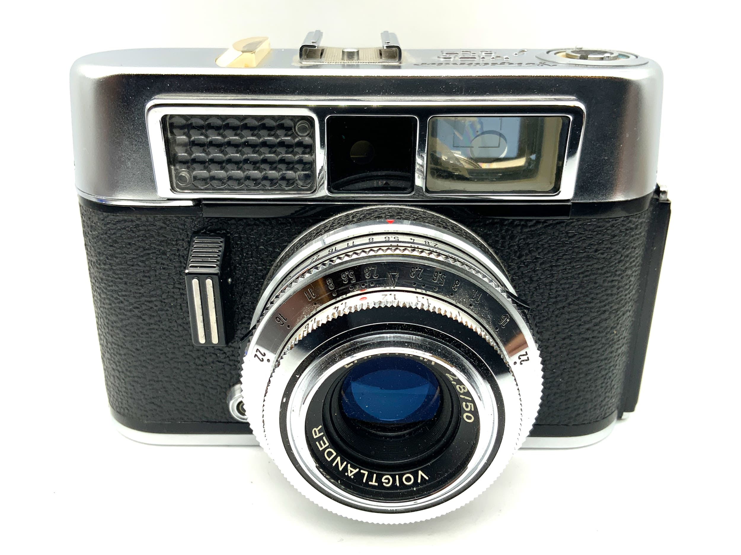 Appareil photo à viseur Voigtländer Vito CLR avec posemètre Lanthar 2.8/50 Prontor 500 LK défectueux !