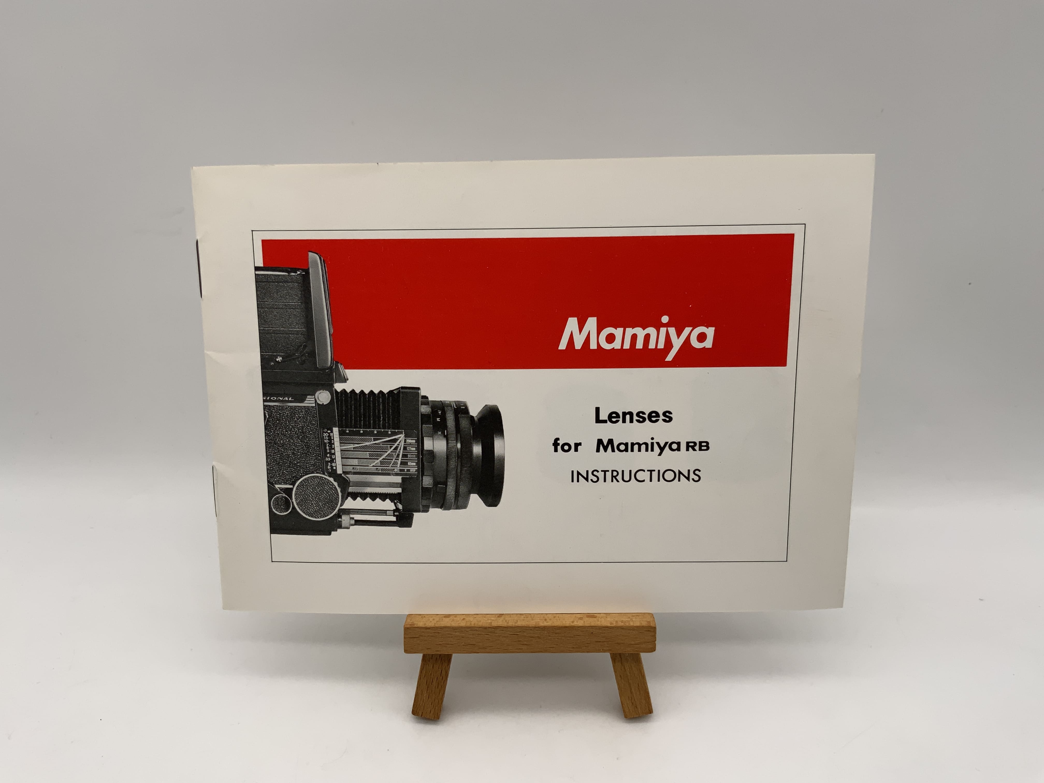 Mamiya Lenses for Mamiya RB Bedienungsanleitung Englisch