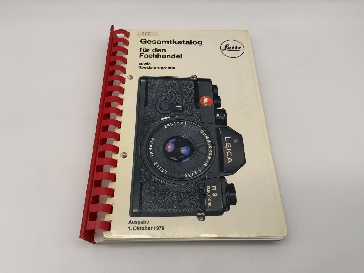 Leitz Gesamtkatalog für den Fachhandel 1976 Buch Deutsch