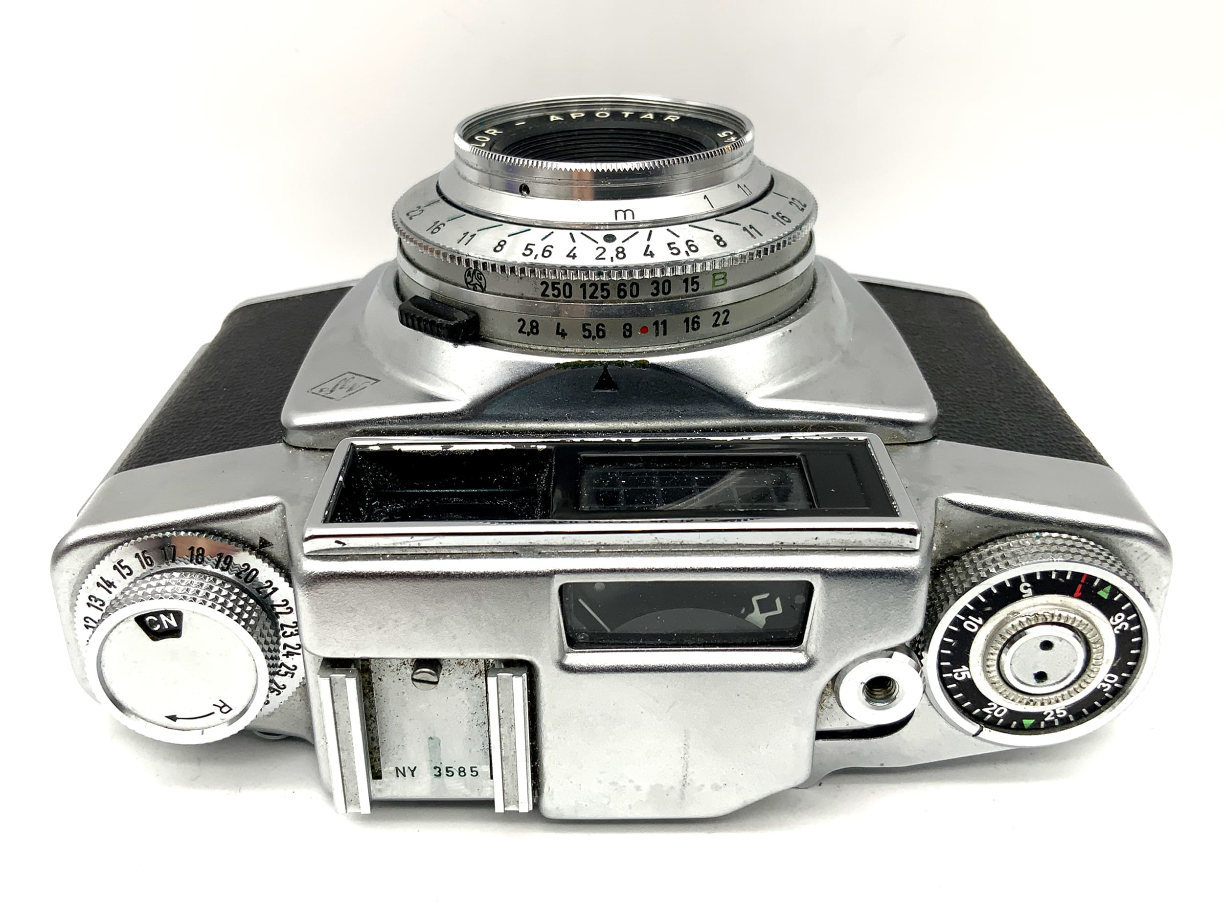 Agfa Silette-LK Sucherkamera mit Color-Apotar 1:2.8/45 Pronto-LK !Beli defekt!