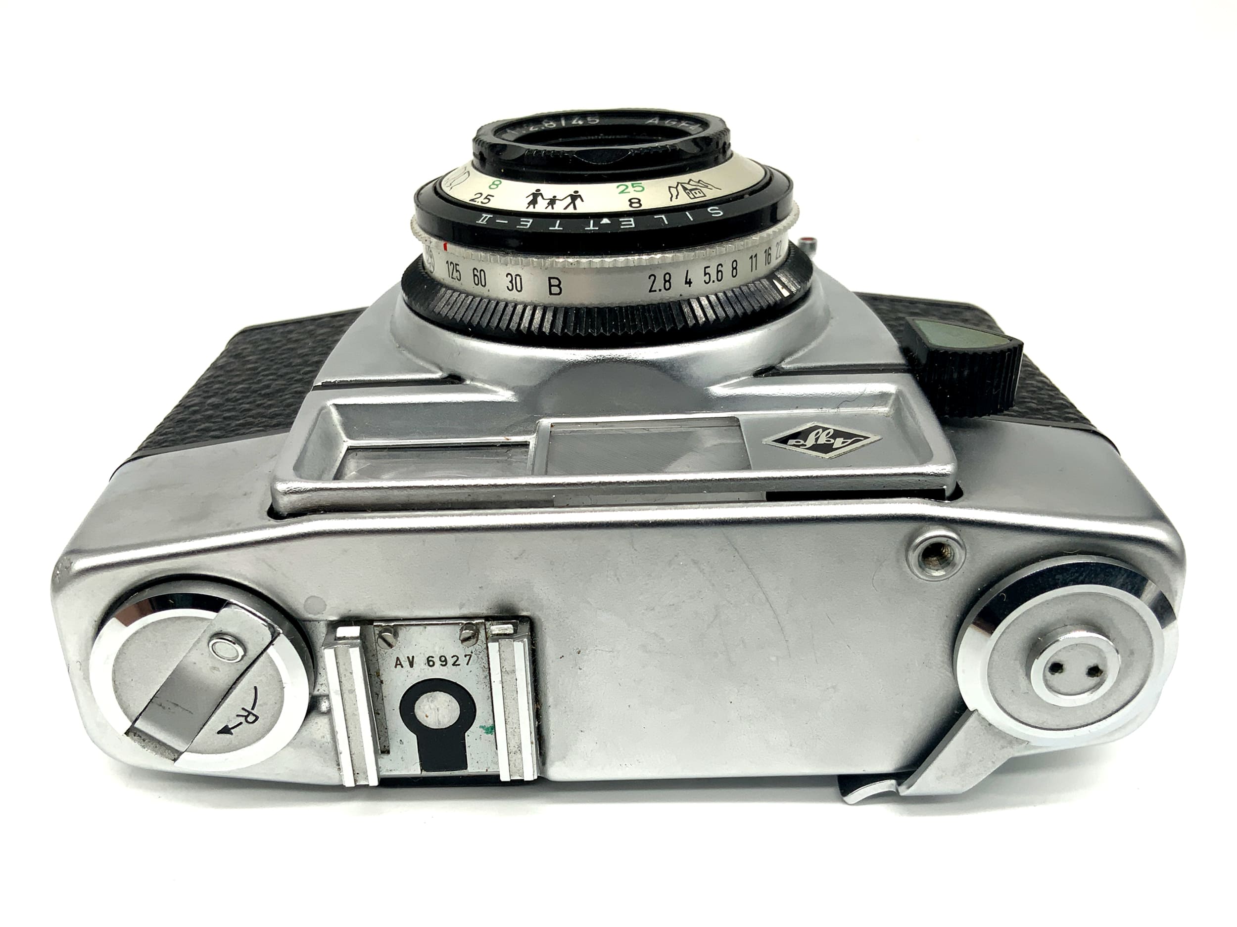 Agfa Silette-II Sucherkamera Color-Agnar 45mm 1:2.8 Prontor 125 OVP Analogkamera