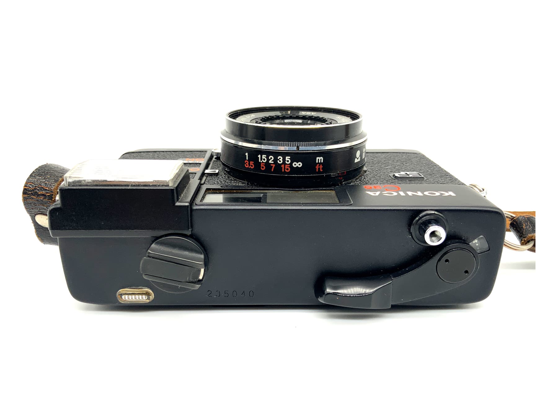 Konica C35 EF Point&Shoot mit Hexanon 38mm 1:2.8 Kompaktkamera Analogkamera