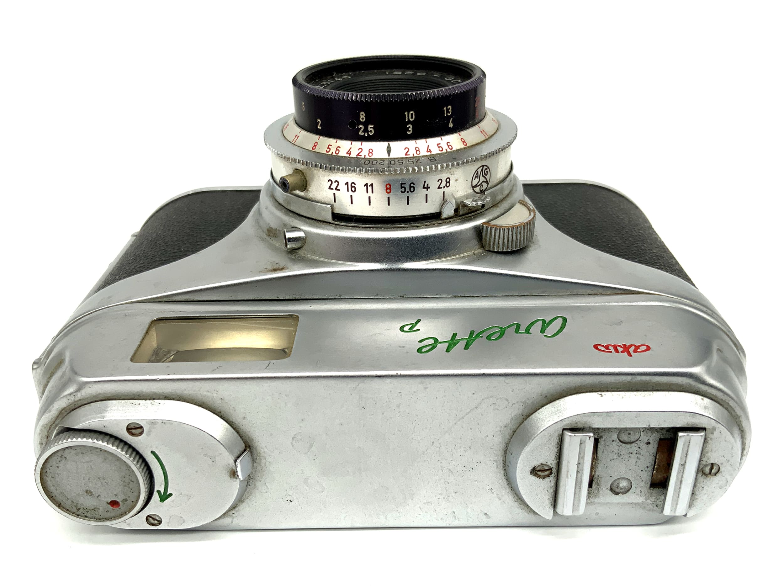 Aka Akarette P Sucherkamera mit Arettar 45mm 1:2.8 Vario Analogkamera
