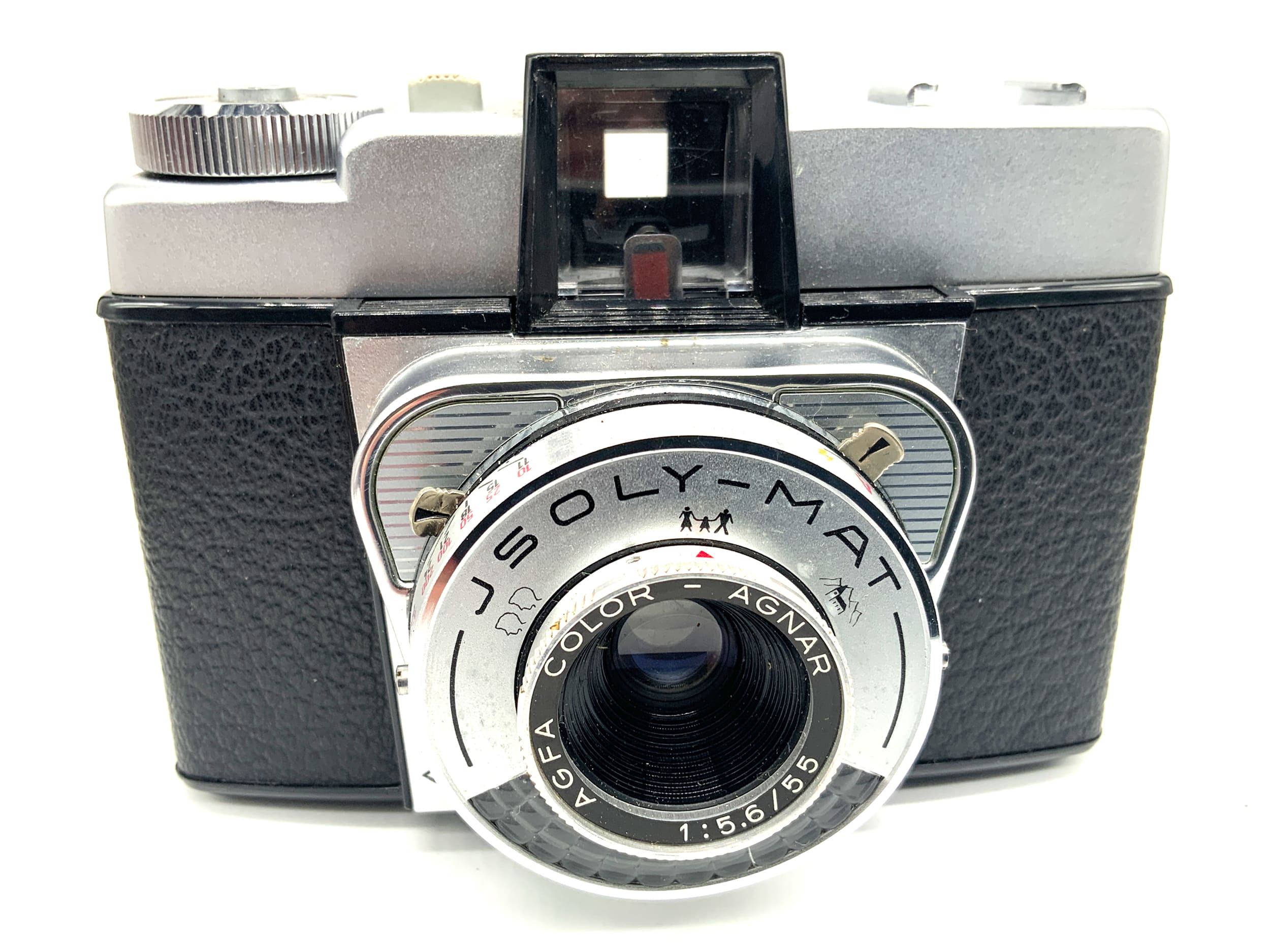 Agfa Isoly-Mat Sucherkamera mit Color-Agnar 1:5.6/55 Kompaktkamera Analogkamera