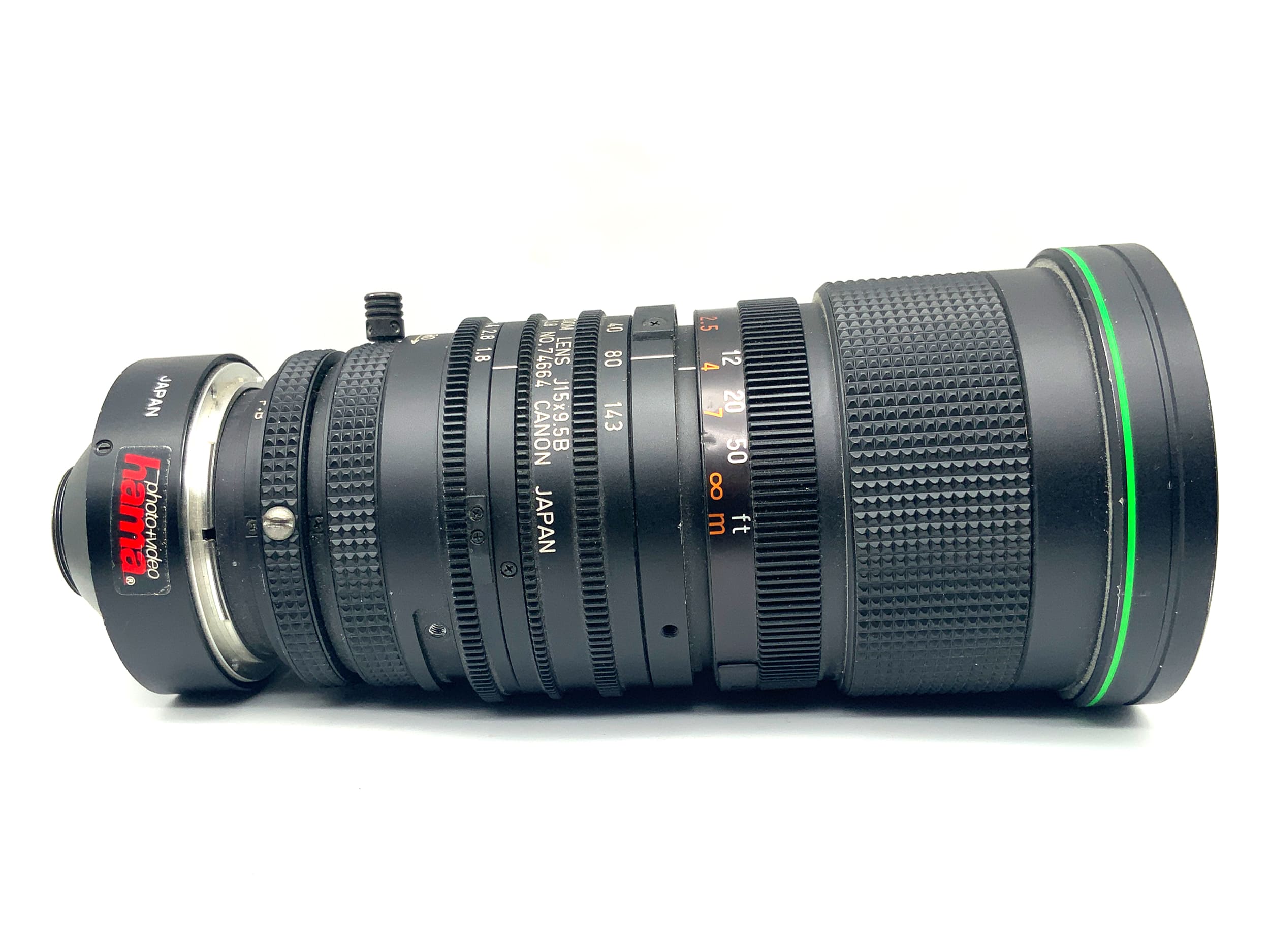 Canon 9,5-143mm 1:1.8 Objektiv !Umbau! J15x9.5B TV Zoom Lens (C-Mount)