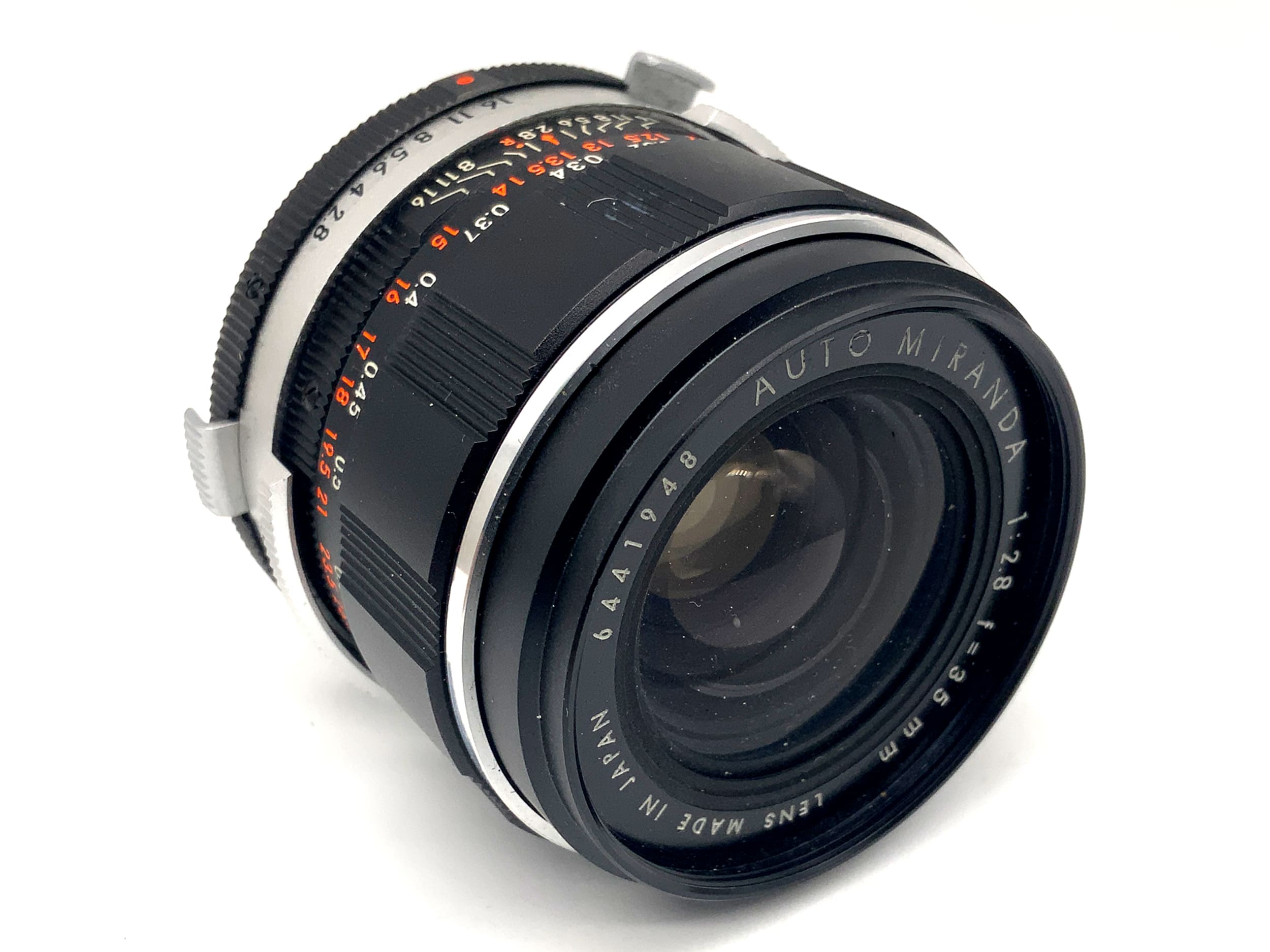 Miranda 35mm 1:2.8 Objektiv Auto Festbrennweite (Miranda Mount)