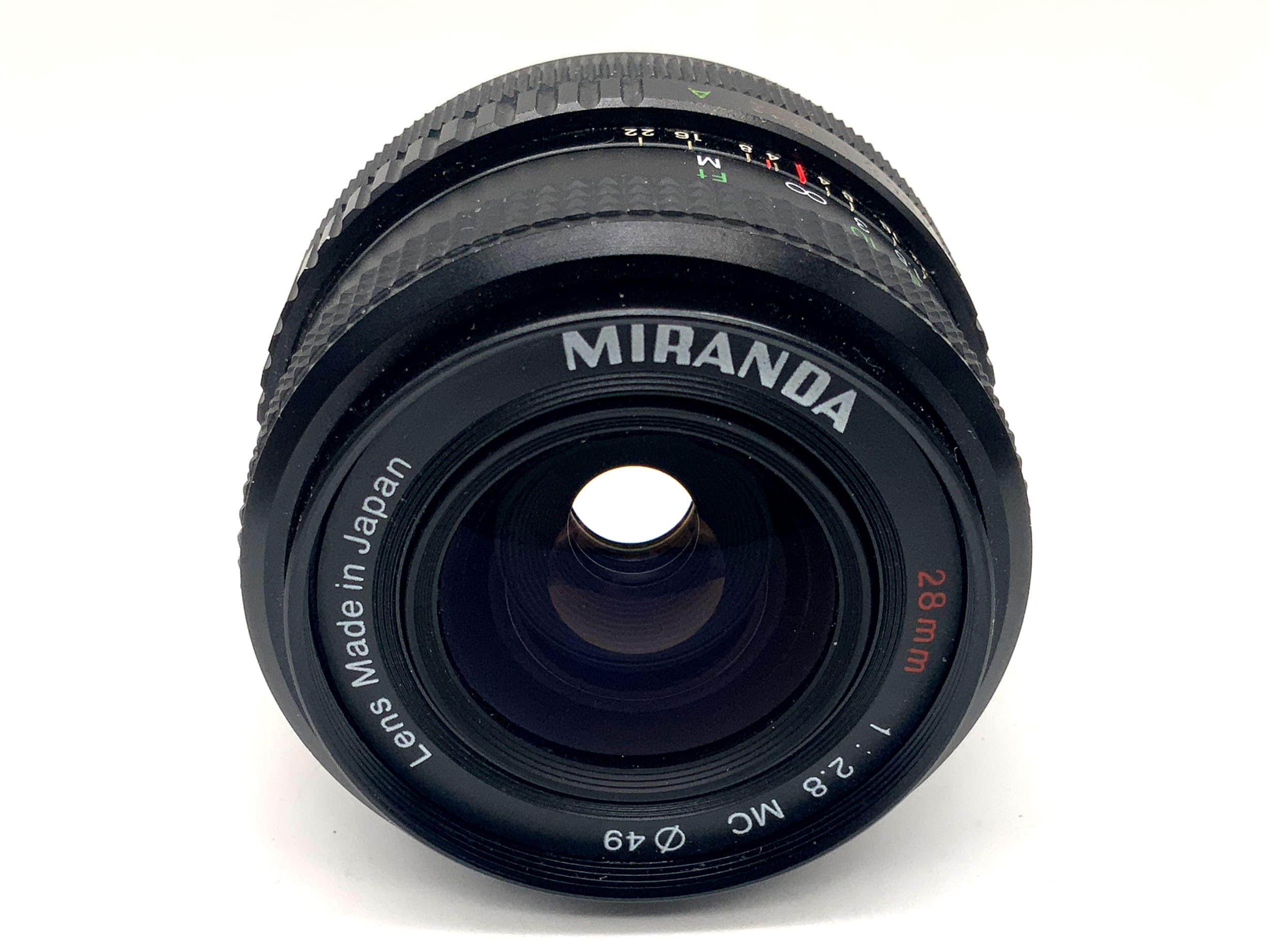 Miranda 28mm 1:2.8 Objektiv MC Festbrennweite (Canon FD)