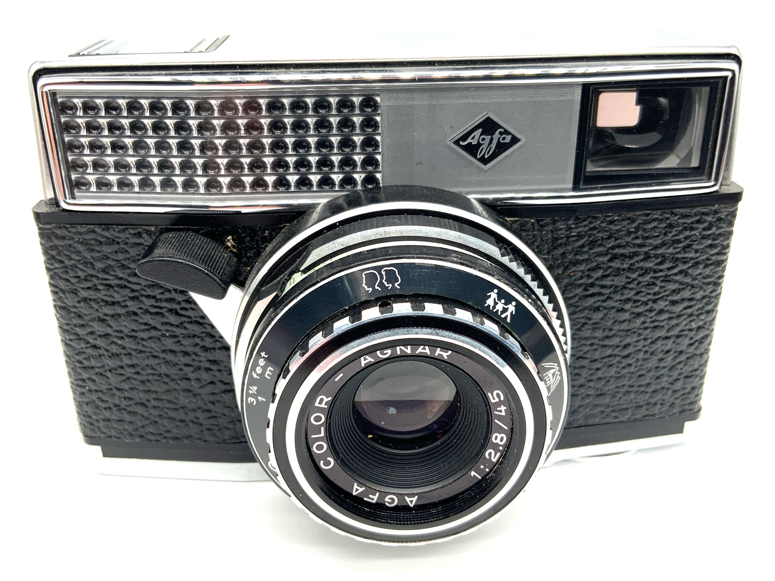 Agfa Optima Rapid 250 Sucherkamera mit Color-Agnar 45mm 1:2.8 Analogkamera