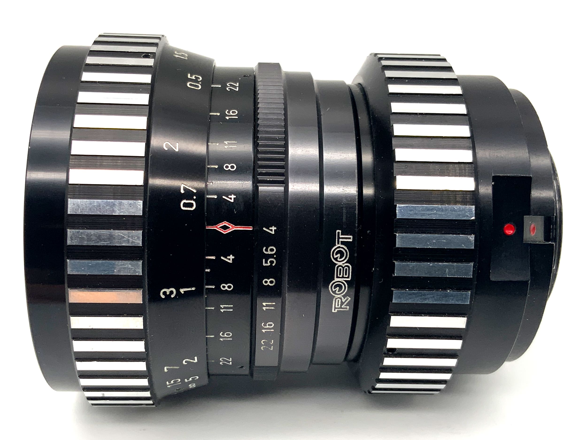 Enna München 24mm 1:4-5.6 Objektiv Zebra Ennalyt Festbrennweite (Robot Royal)