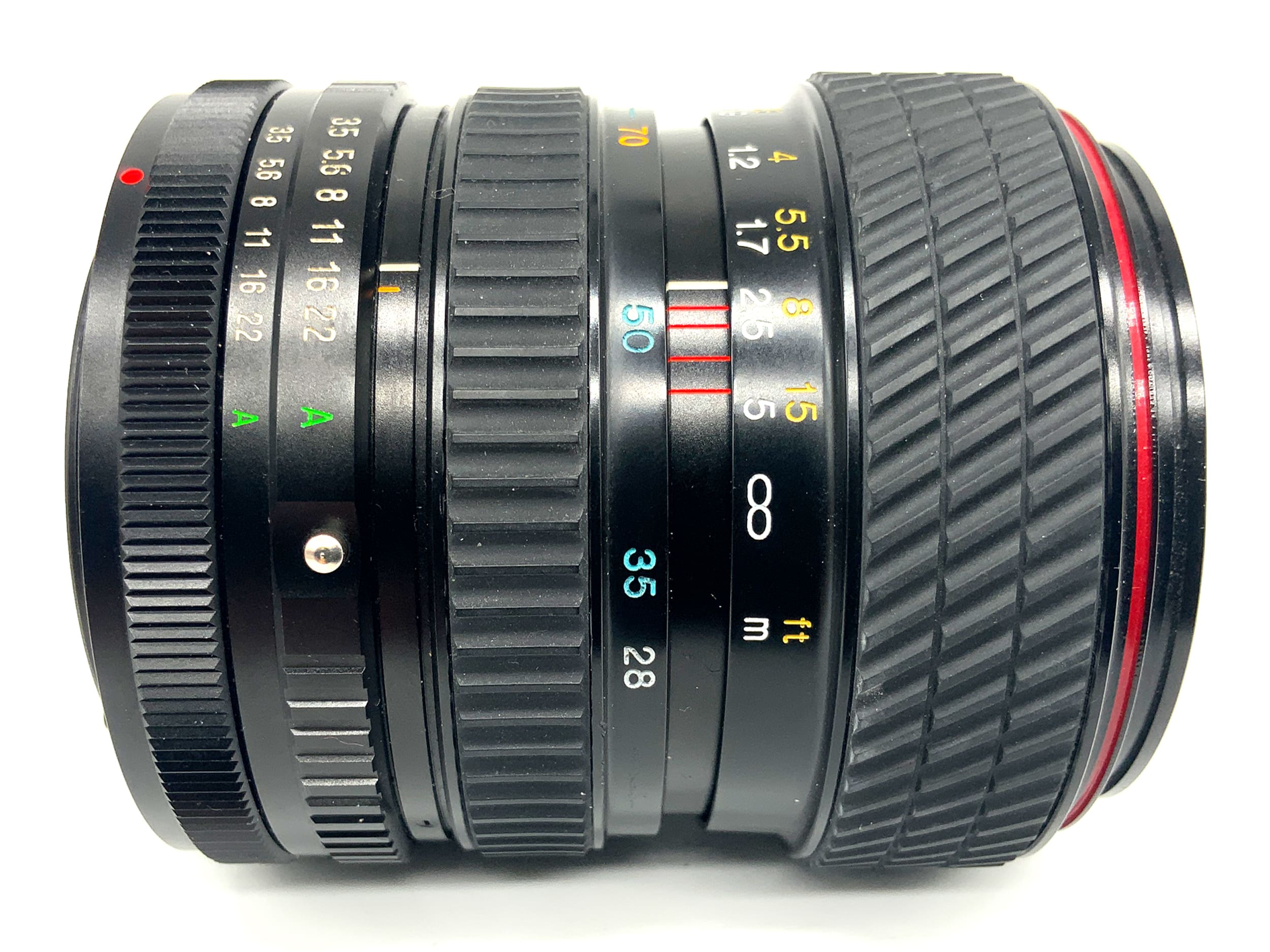 Tokina SD II 28-70mm 1:3.5-4.5 Objektiv Zoomobjektiv (Canon FD) Text lesen!