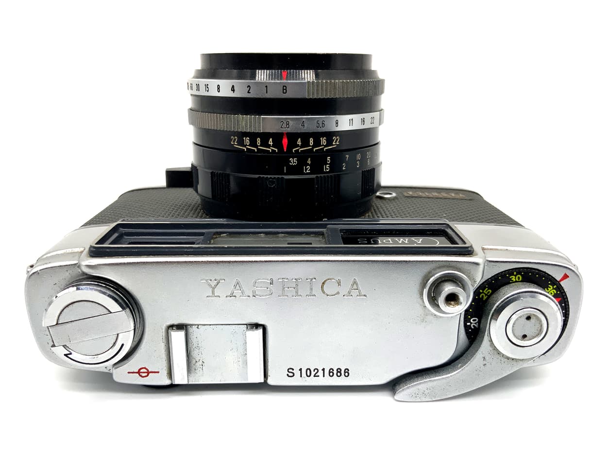 Yashica Campus Messsucherkamera mit Yashinon 45mm 1:2.8 Analogkamera