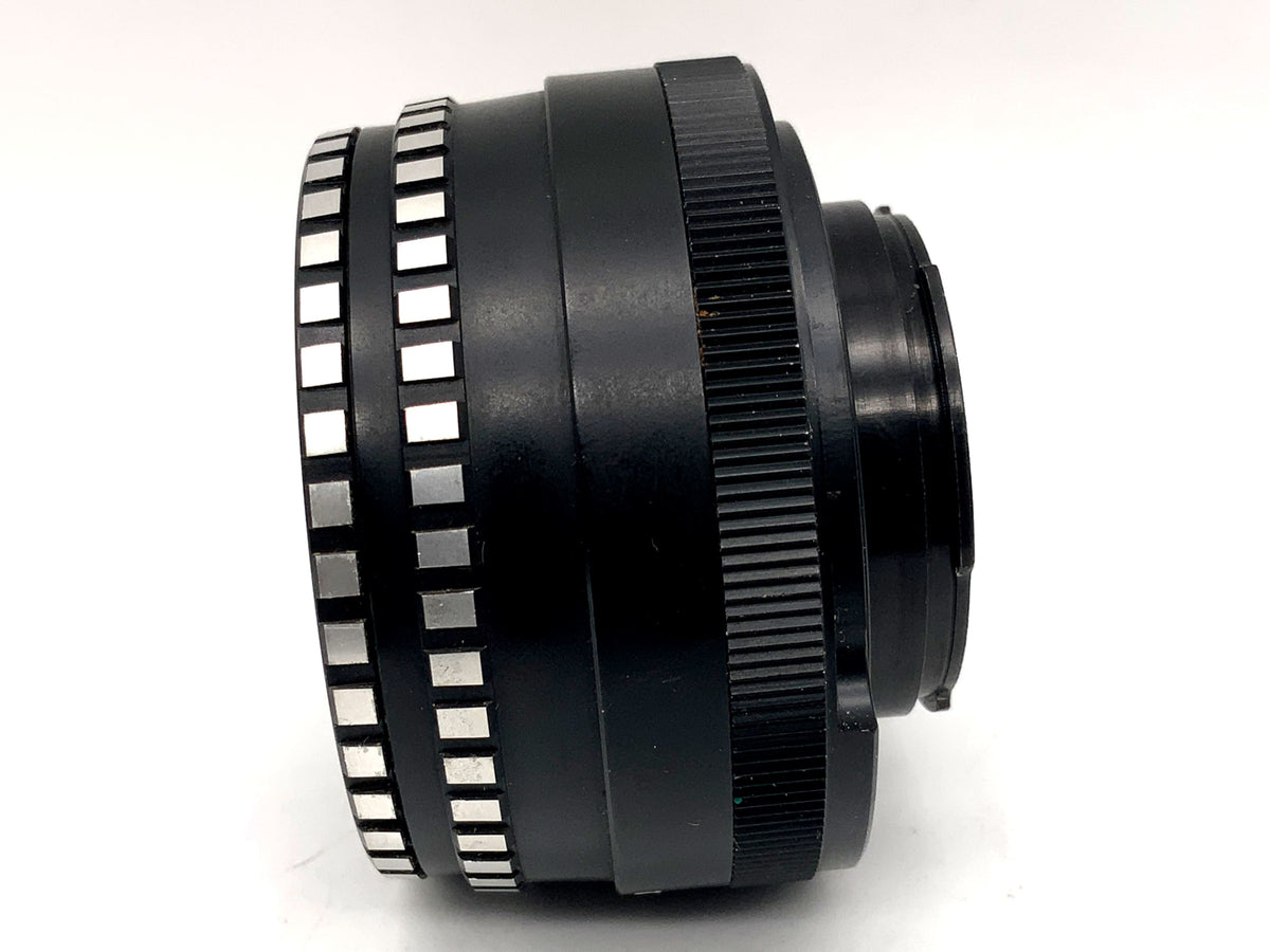Meyer Optik Görlitz 50mm 1:2.8 Objektiv Q1 Domiplan Zebra Festbrennweite (Exa)
