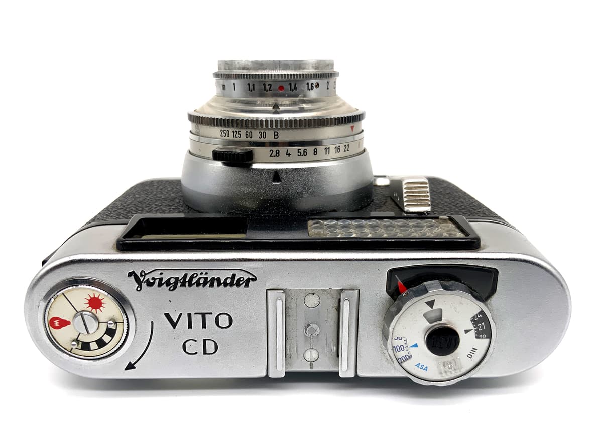 Voigtländer Vito CD Sucherkamera mit Lanthar 2.8/50 Pronto Analogkamera