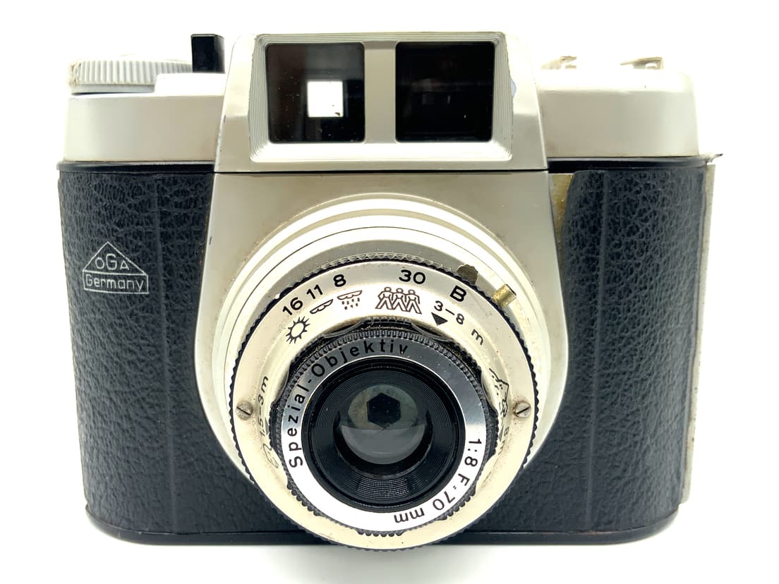 OGA Sucherkamera mit 70mm 1:8 Kompaktkamera Analogkamera