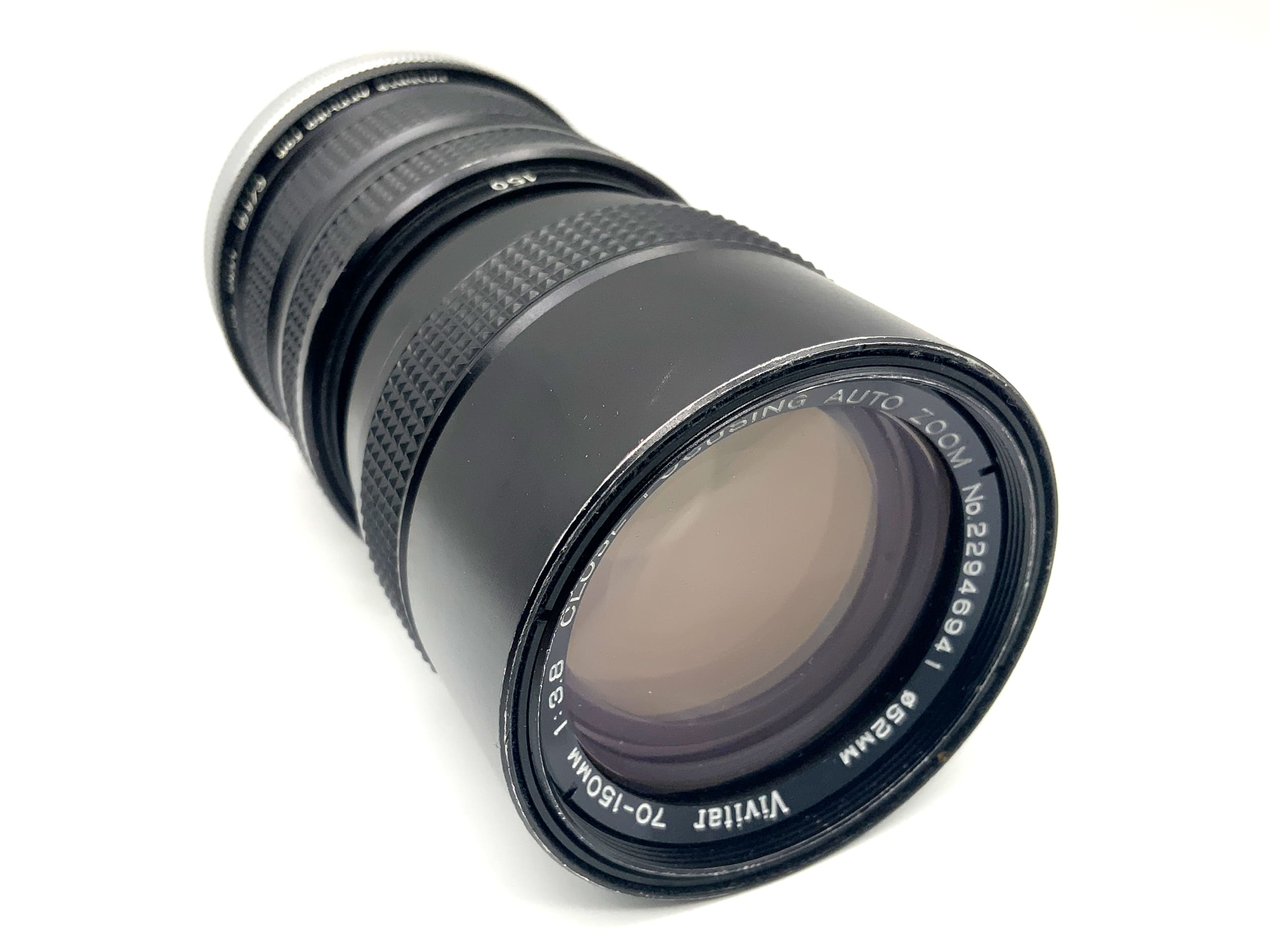 Objectif Vivitar 70-150 mm 1:3.8 à mise au point rapprochée et zoom automatique (Canon FD)